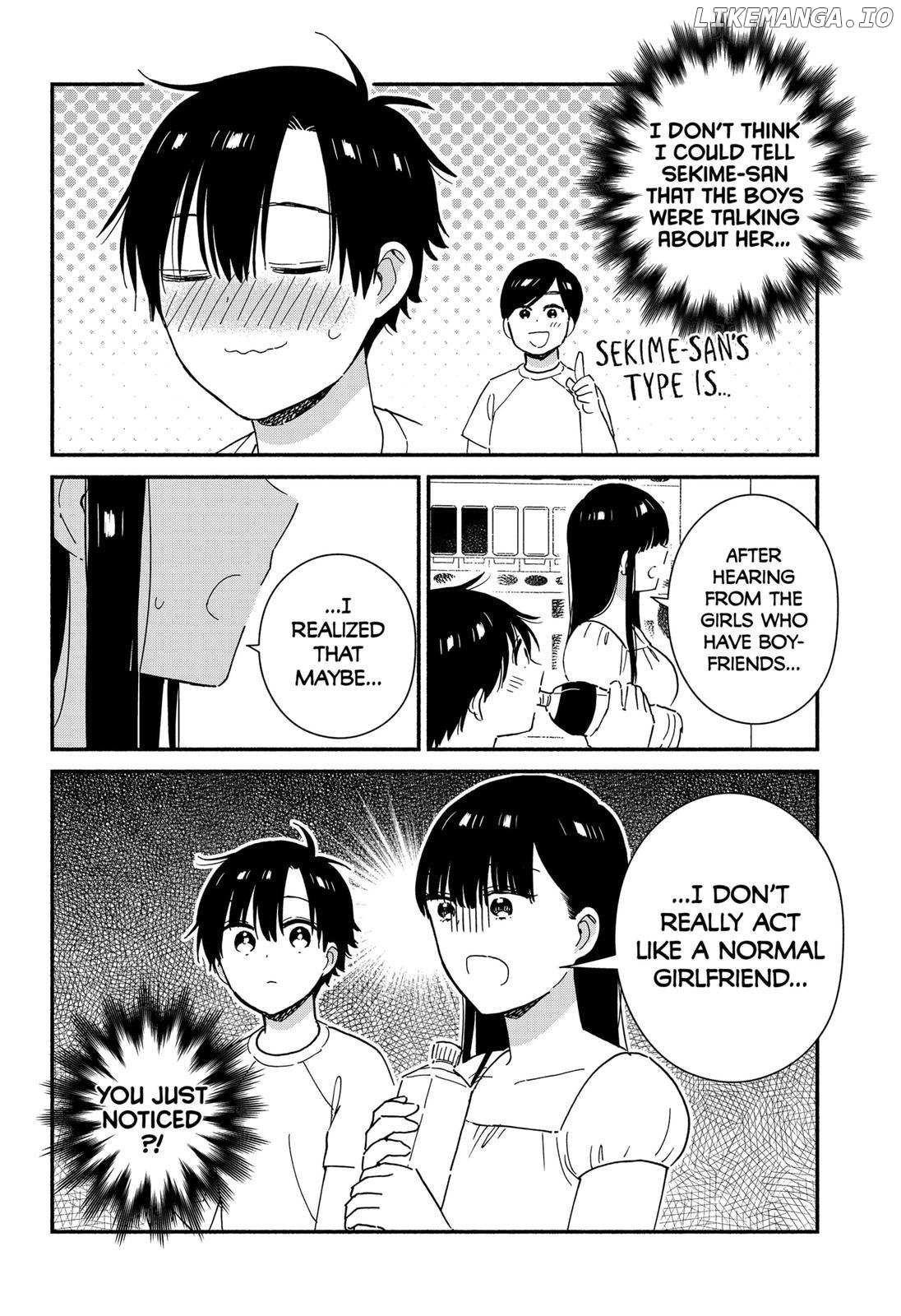 Don't Blush, Sekime-san! chapter 24 - page 4