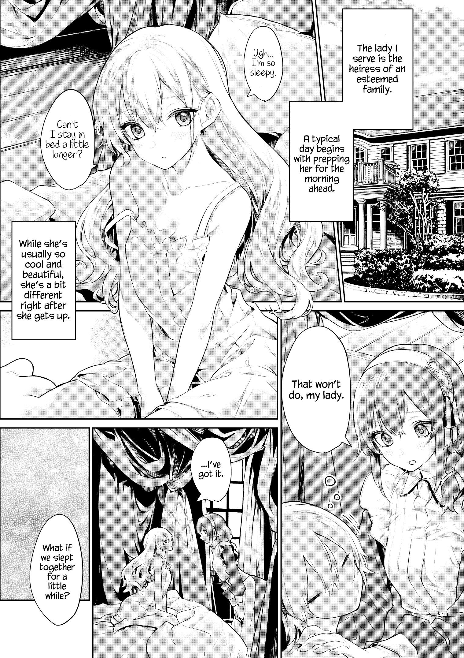 A Mistress Who Tempts Her Maid chapter 8 - page 1