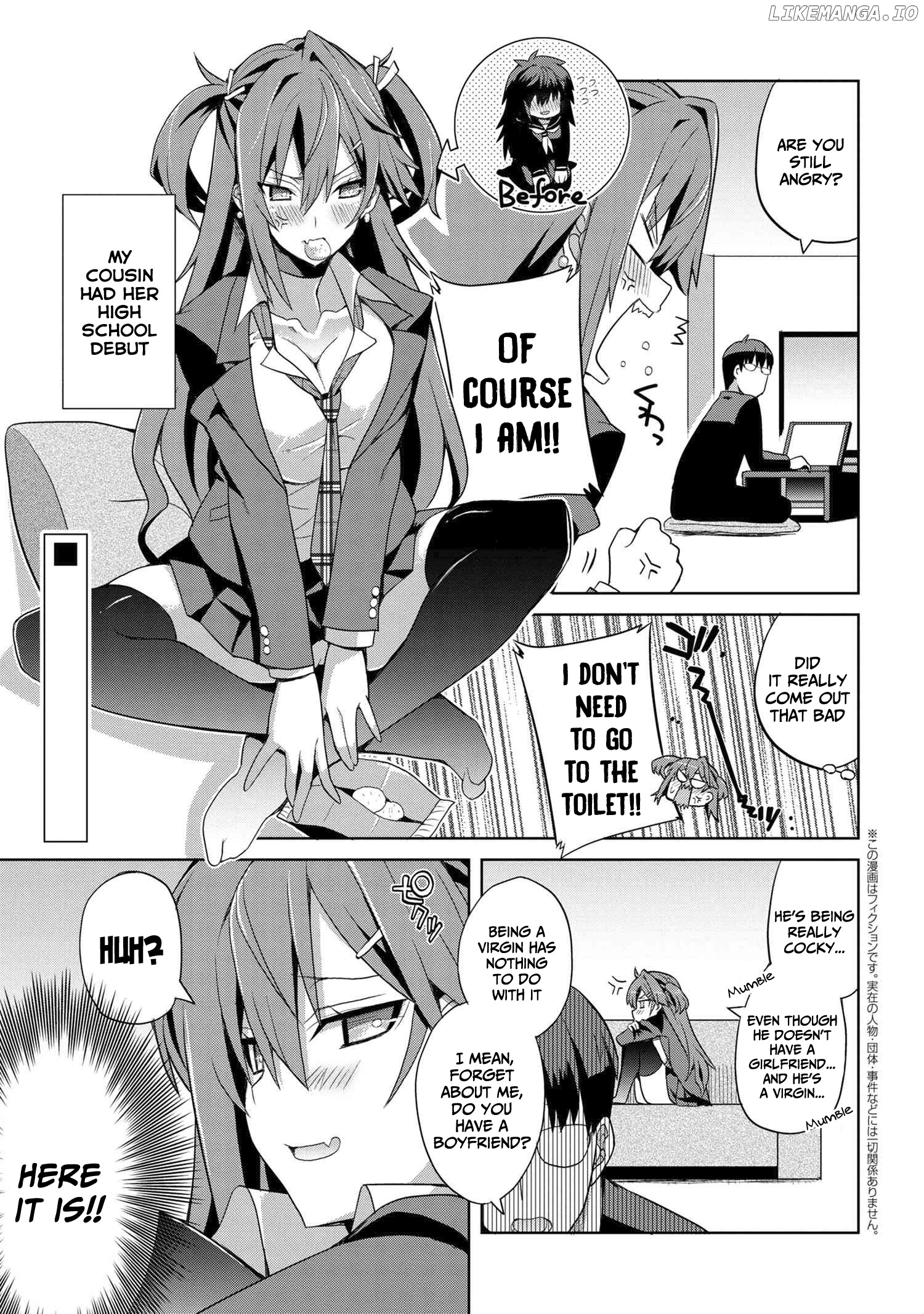 Koukou Debut Shita Juumai Ga Mount Tottekuru chapter 2 - page 2