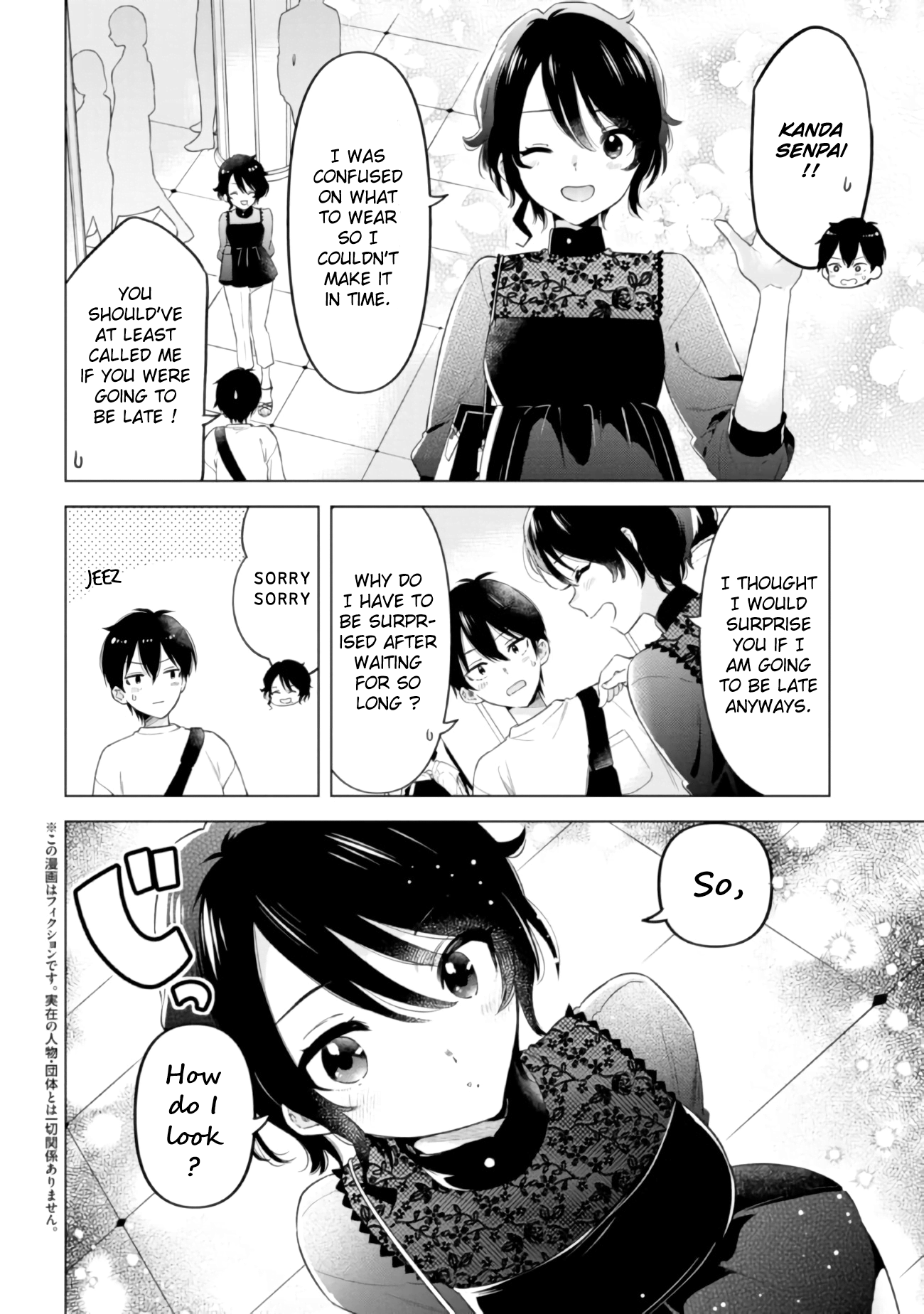 Hige Wo Soru. Soshite Joshi Kōsei Wo Hirou. Each Stories chapter 14 - page 4