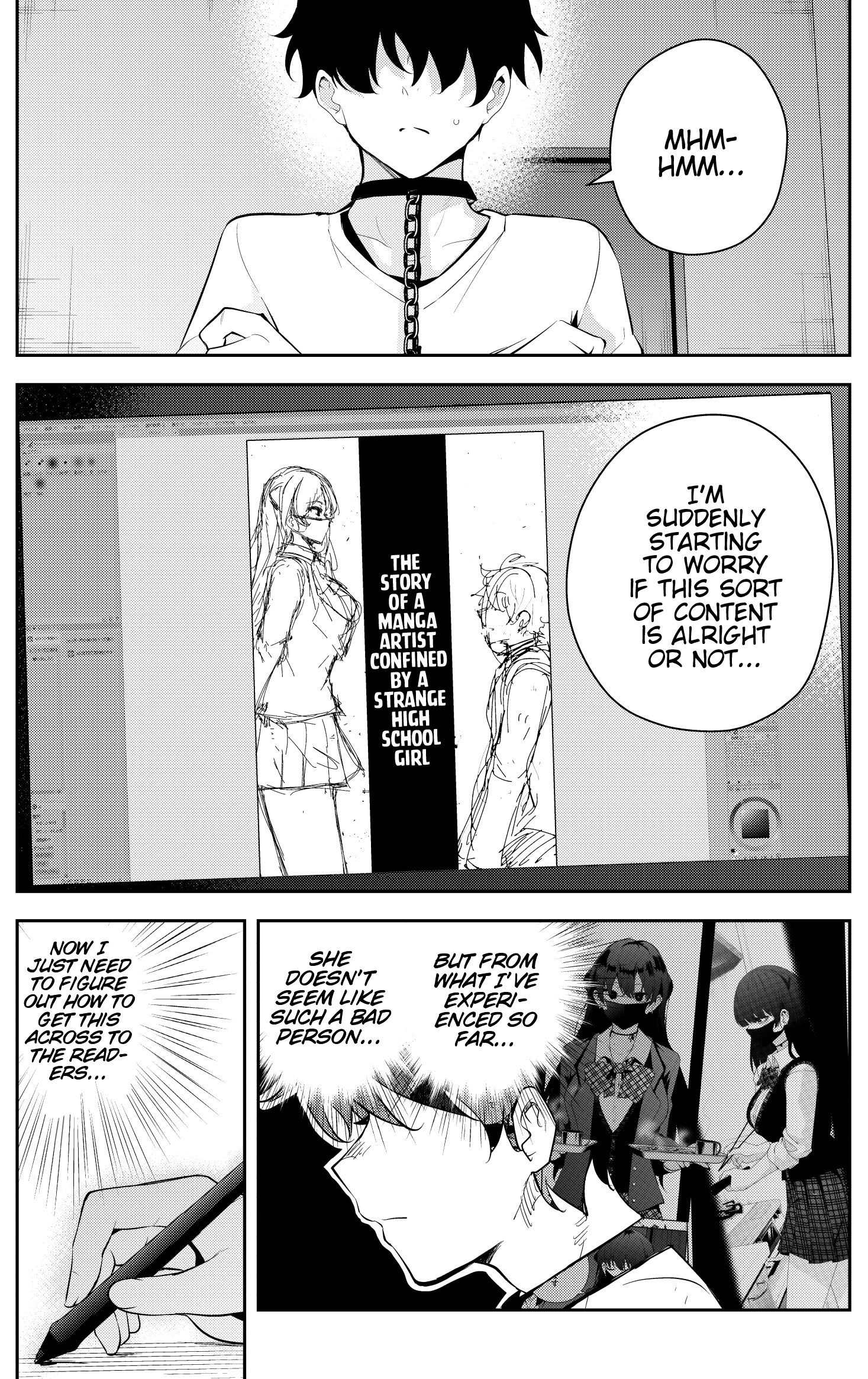 The Story Of A Manga Artist Confined By A Strange High School Girl chapter 18 - page 1