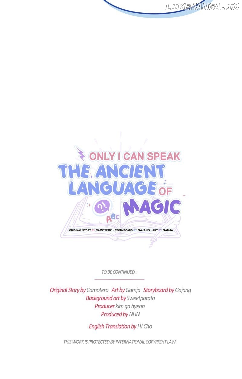 Only I Can Speak the Ancient Language of Magic Chapter 65 - page 67