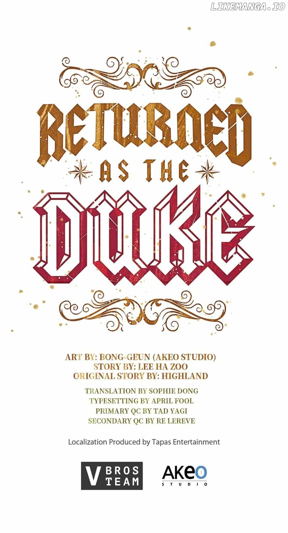 Returned as the Duke Chapter 81 - page 81