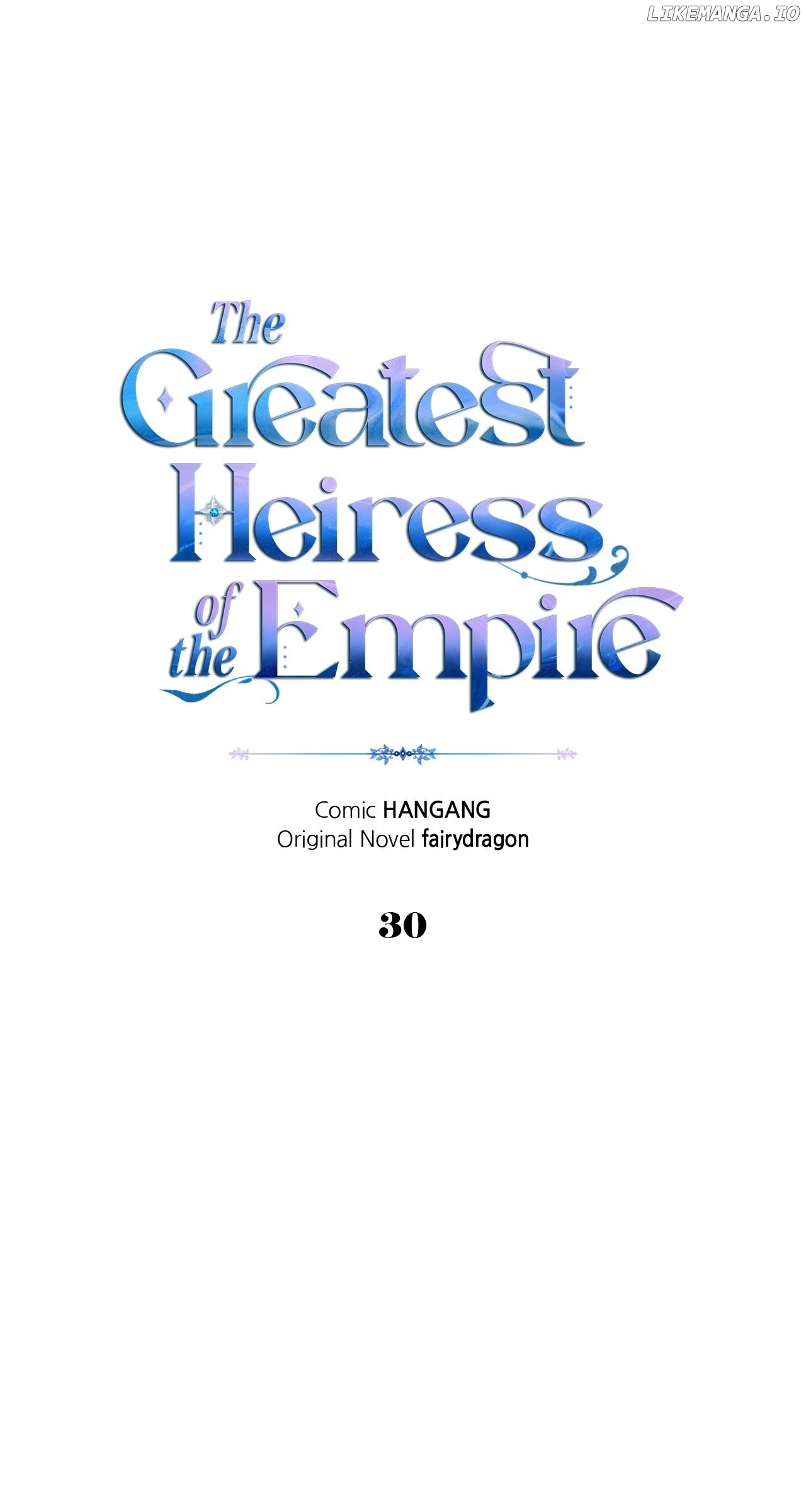 I Became the Greatest Heiress of the Empire Chapter 30 - page 1