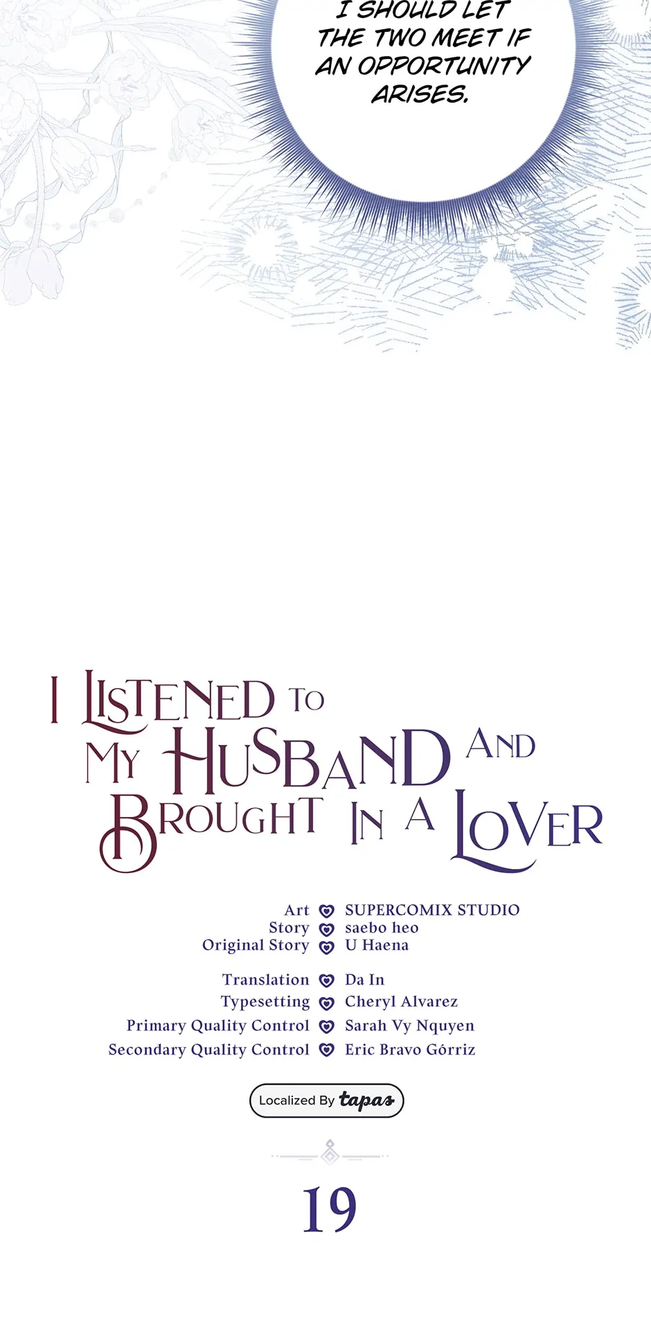I Listened to My Husband and Brought In a Lover Chapter 19 - page 13