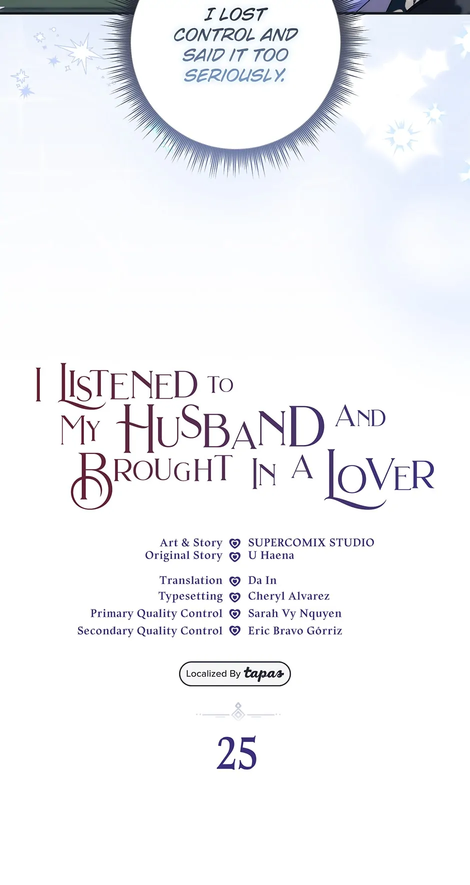 I Listened to My Husband and Brought In a Lover Chapter 25 - page 13