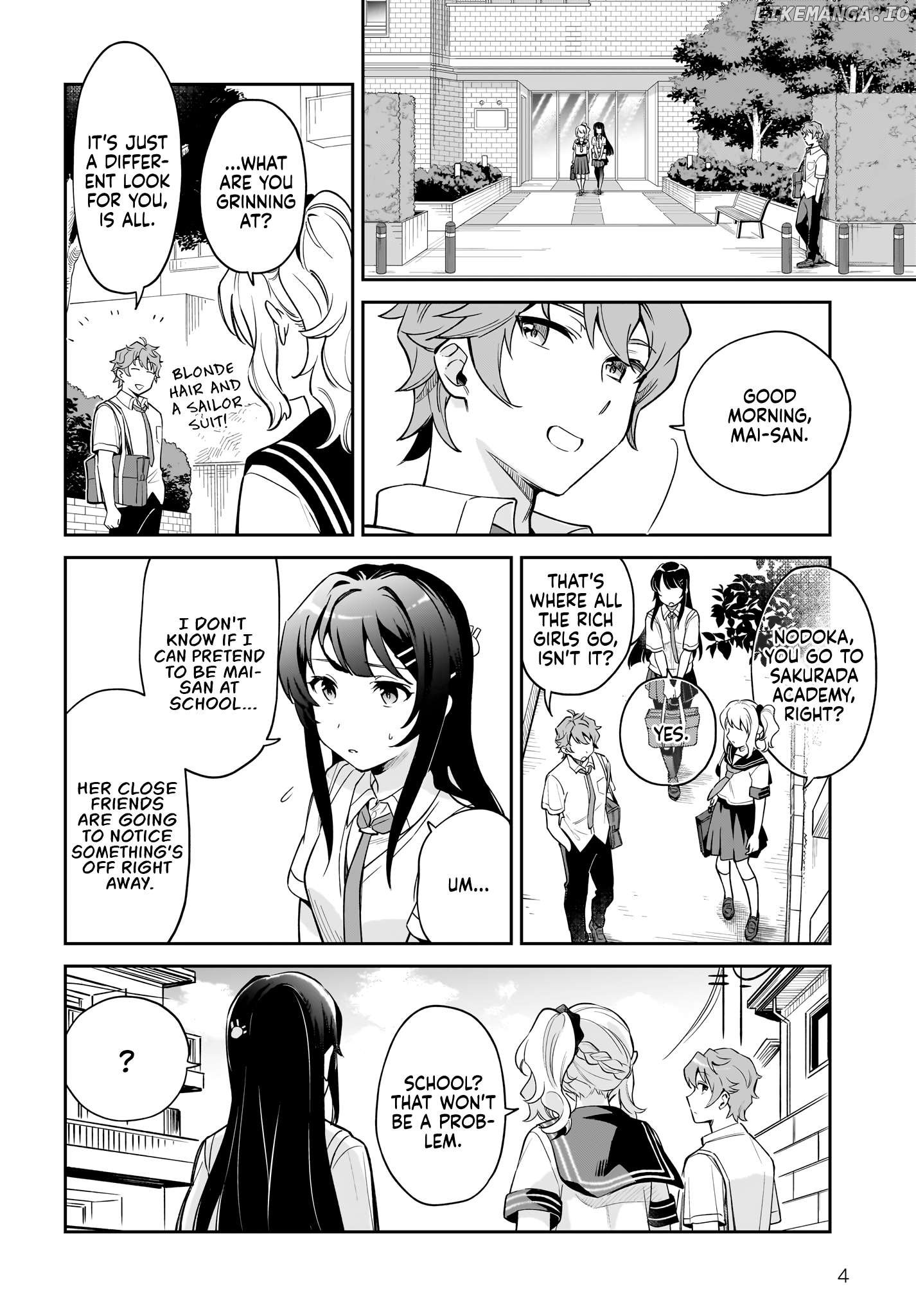 Rascal Does Not Dream Of Siscon Idol Chapter 3.1 - page 4