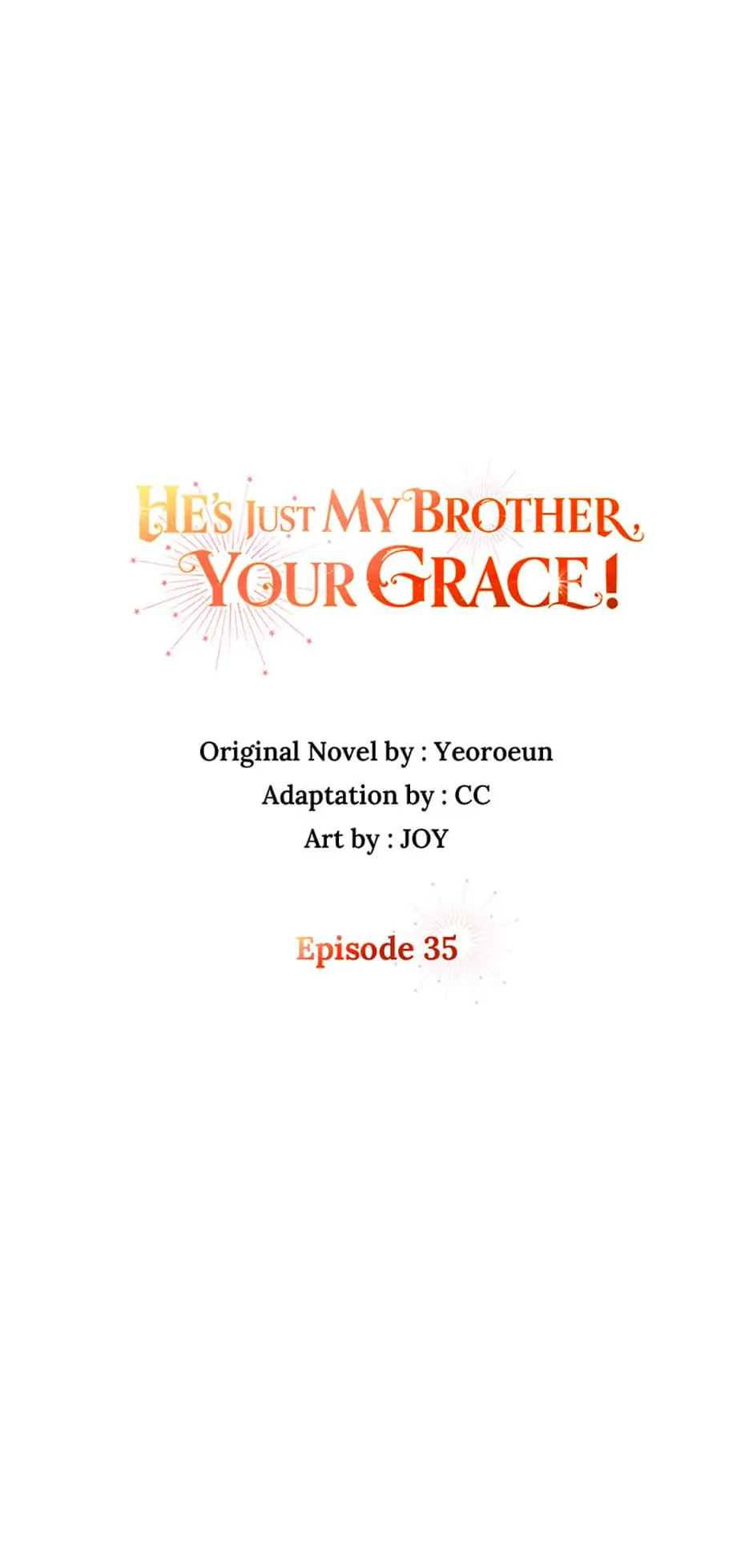 He's Just My Brother, Your Grace! Chapter 35 - page 10