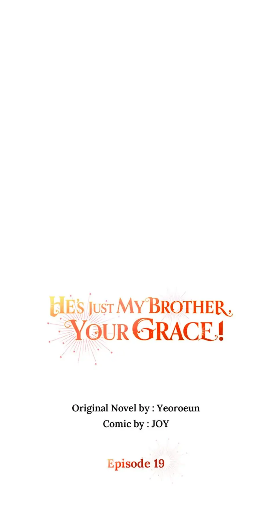 He's Just My Brother, Your Grace! Chapter 19 - page 2