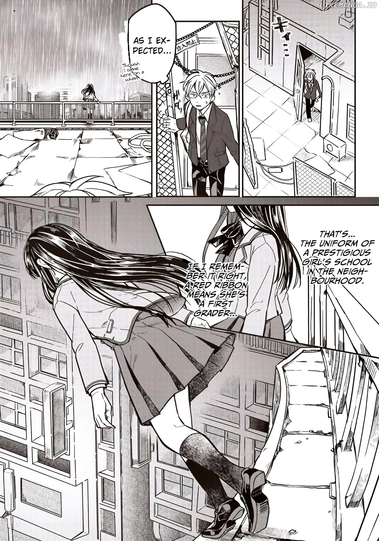 What Happens If You Saved A High School Girl Who Was About To Jump Off? chapter 1 - page 8