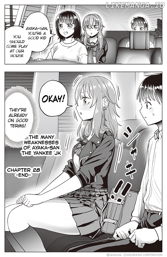 The Many Weaknesses of Ayaka the Yankee JK chapter 28 - page 6