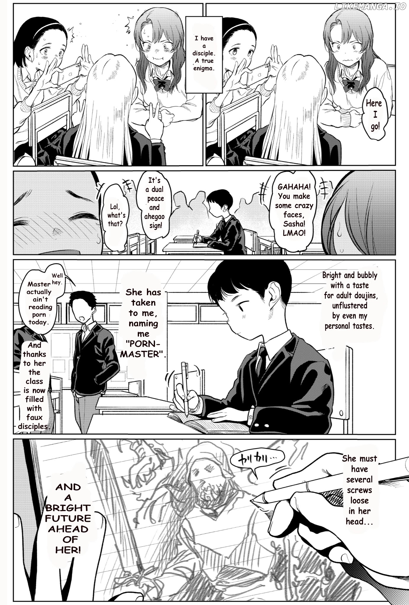 JC Sasha and Her Otaku Classmate chapter 3 - page 1