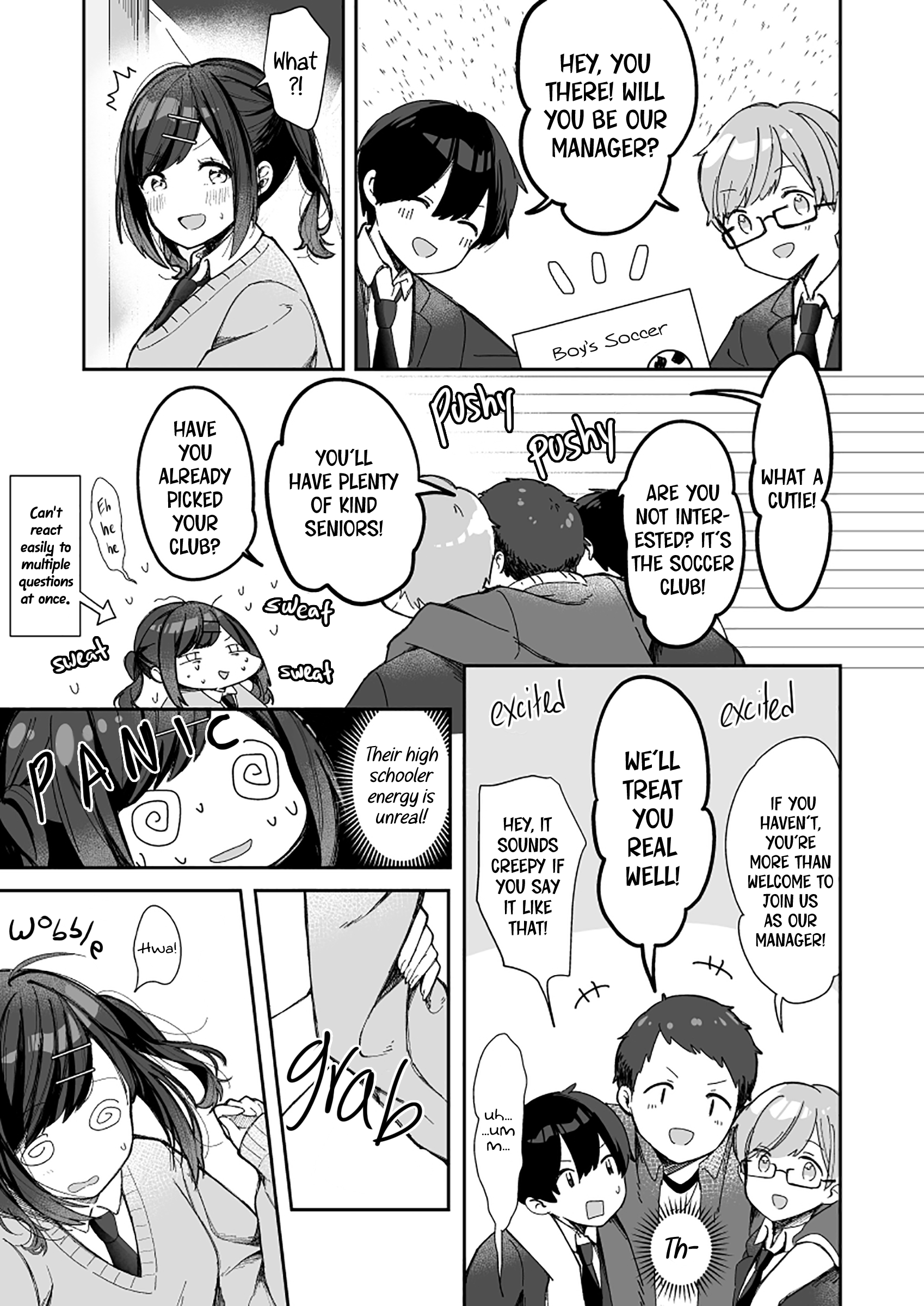 Tonari no Senpai to Kininaru Kouhai chapter 2 - page 1