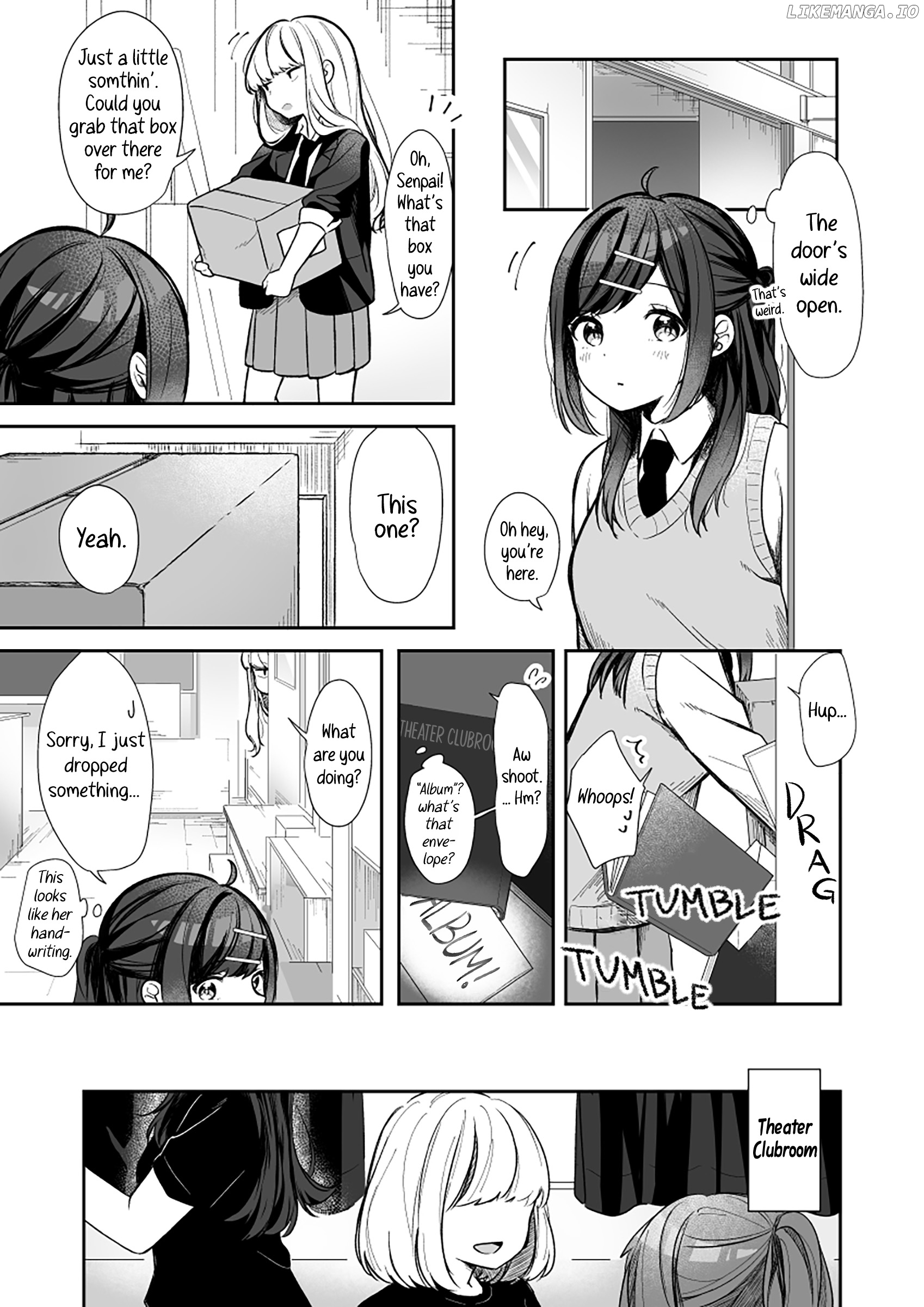 Tonari no Senpai to Kininaru Kouhai chapter 6 - page 1