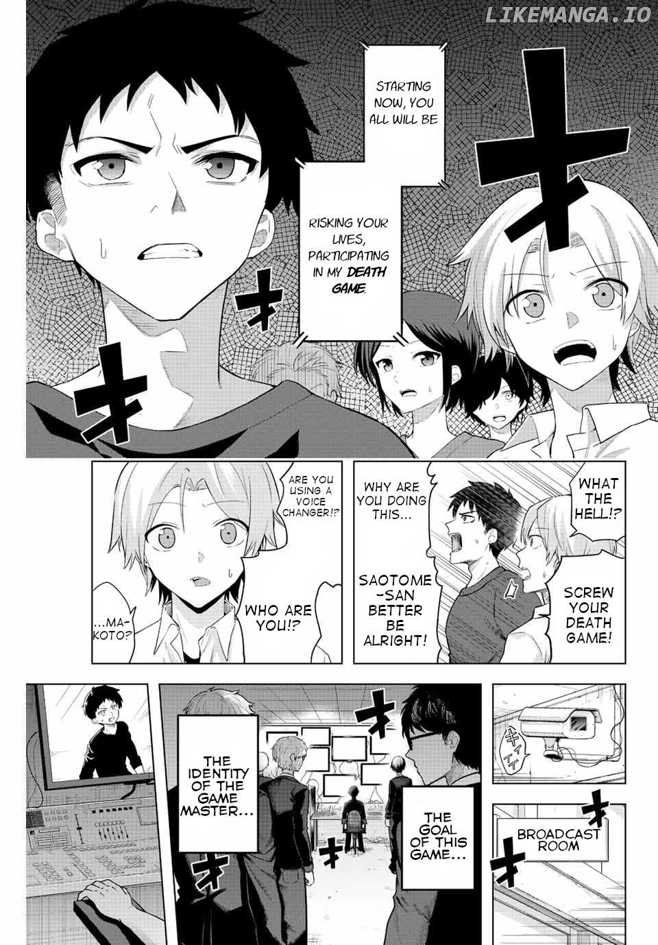 The death game is all that Saotome-san has left chapter 1 - page 20