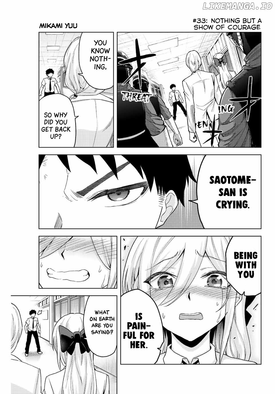 The death game is all that Saotome-san has left chapter 33 - page 1