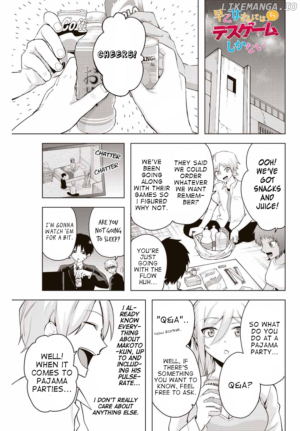 The death game is all that Saotome-san has left chapter 7 - page 1