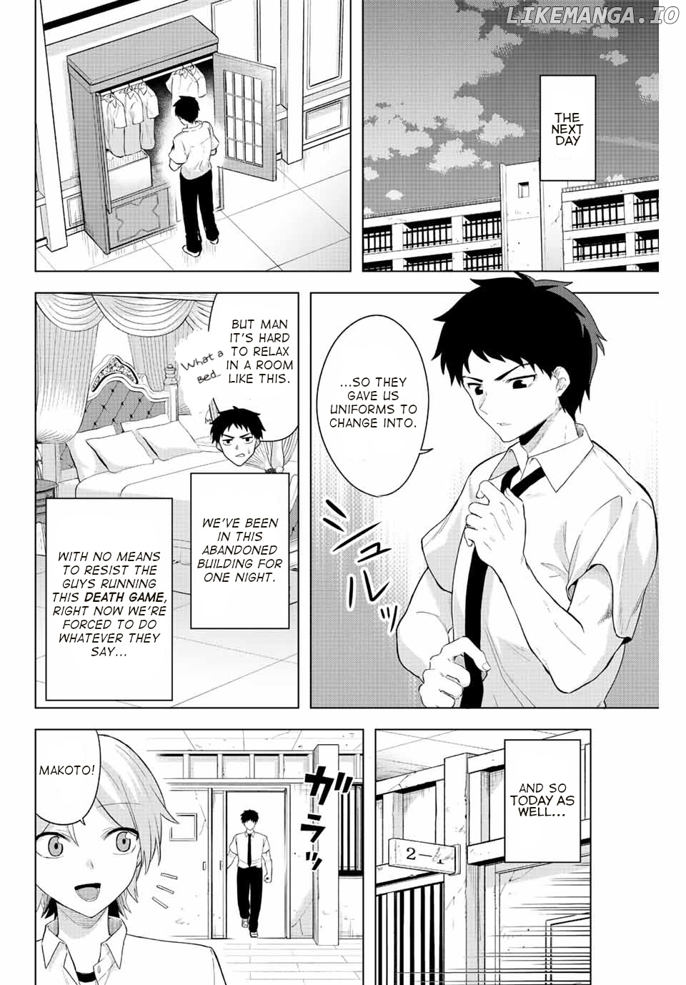 The death game is all that Saotome-san has left chapter 2 - page 4