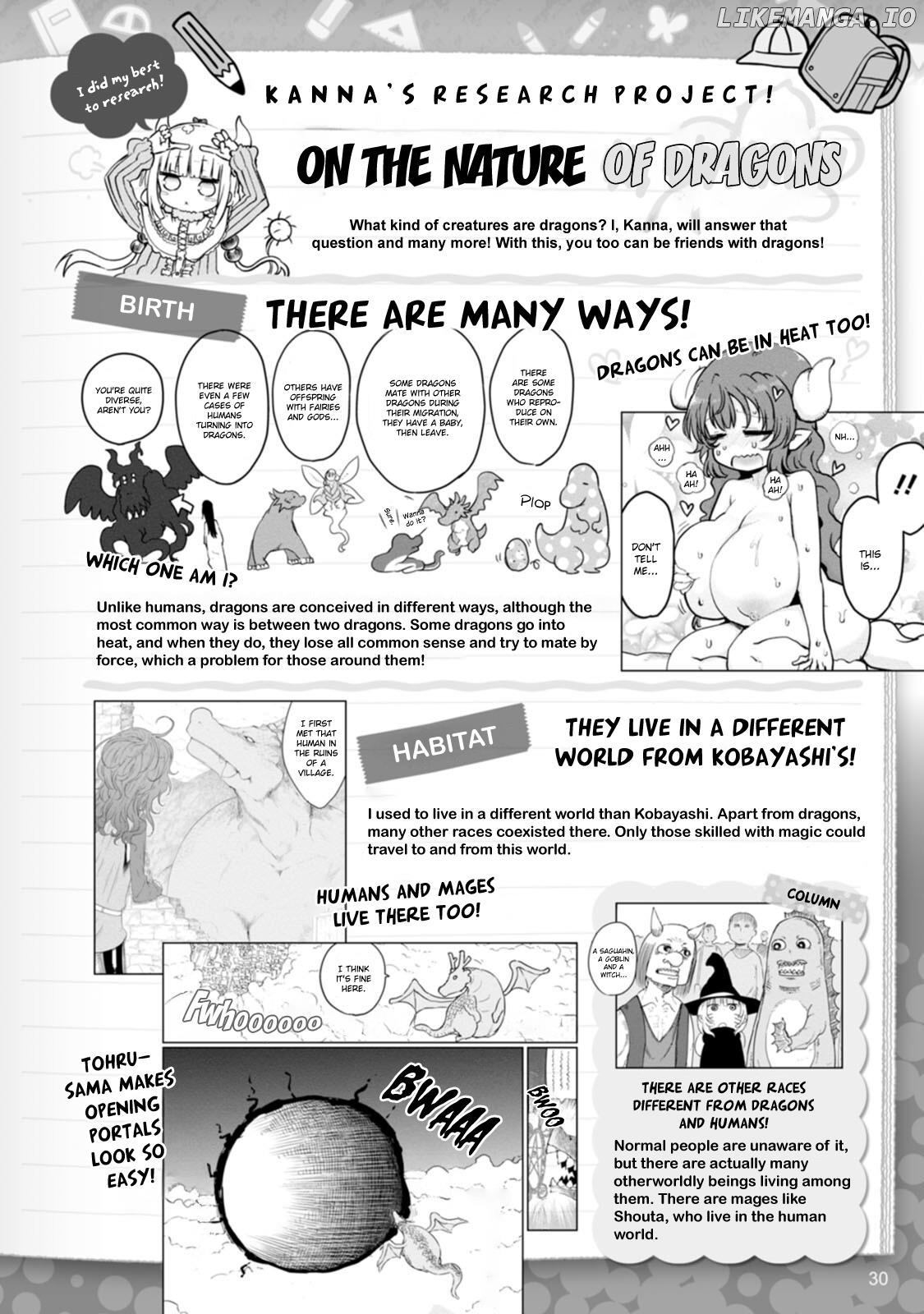 Kobayashi-San Chi No Maid Dragon Official Guidebook chapter 4 - page 5