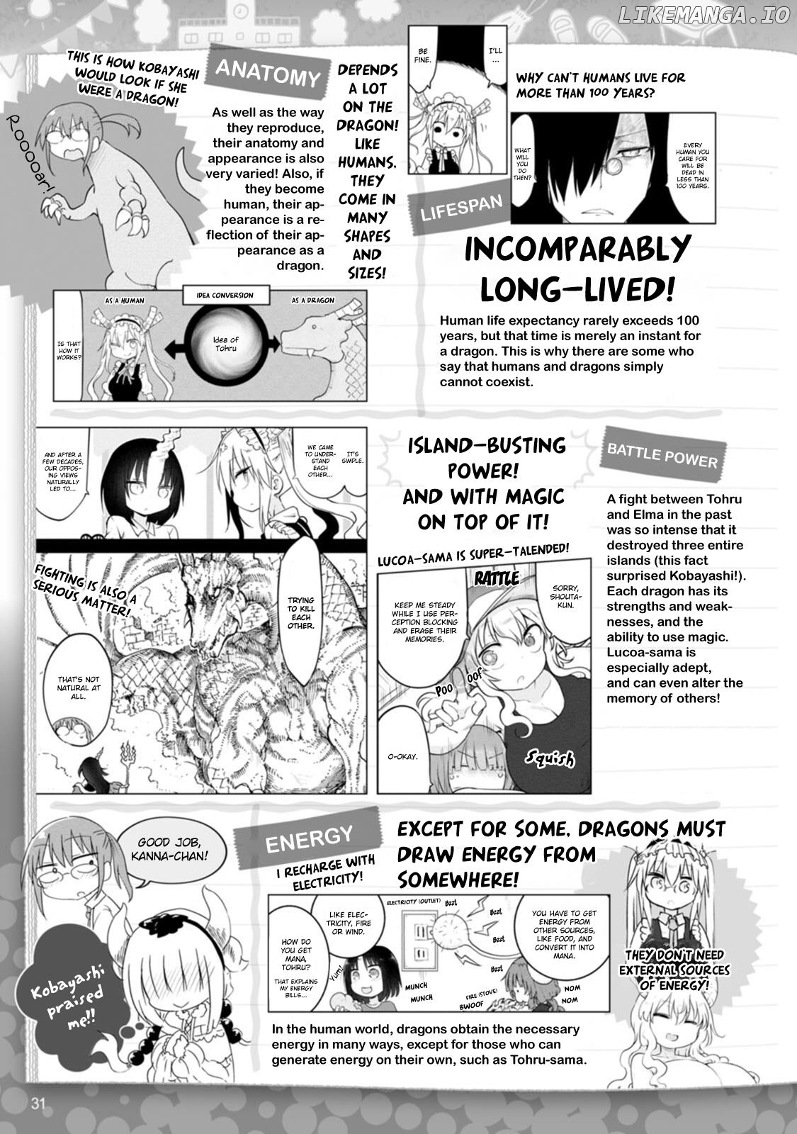 Kobayashi-San Chi No Maid Dragon Official Guidebook chapter 4 - page 6