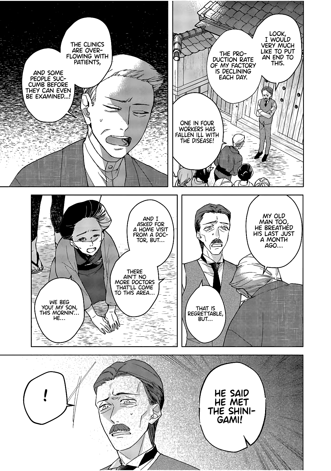 Shinigami no hatsukoi ~Botsuraku Kazoku no Reijou wa Ai wo Shiranai Shinigami ni Totsugu chapter 1 - page 28