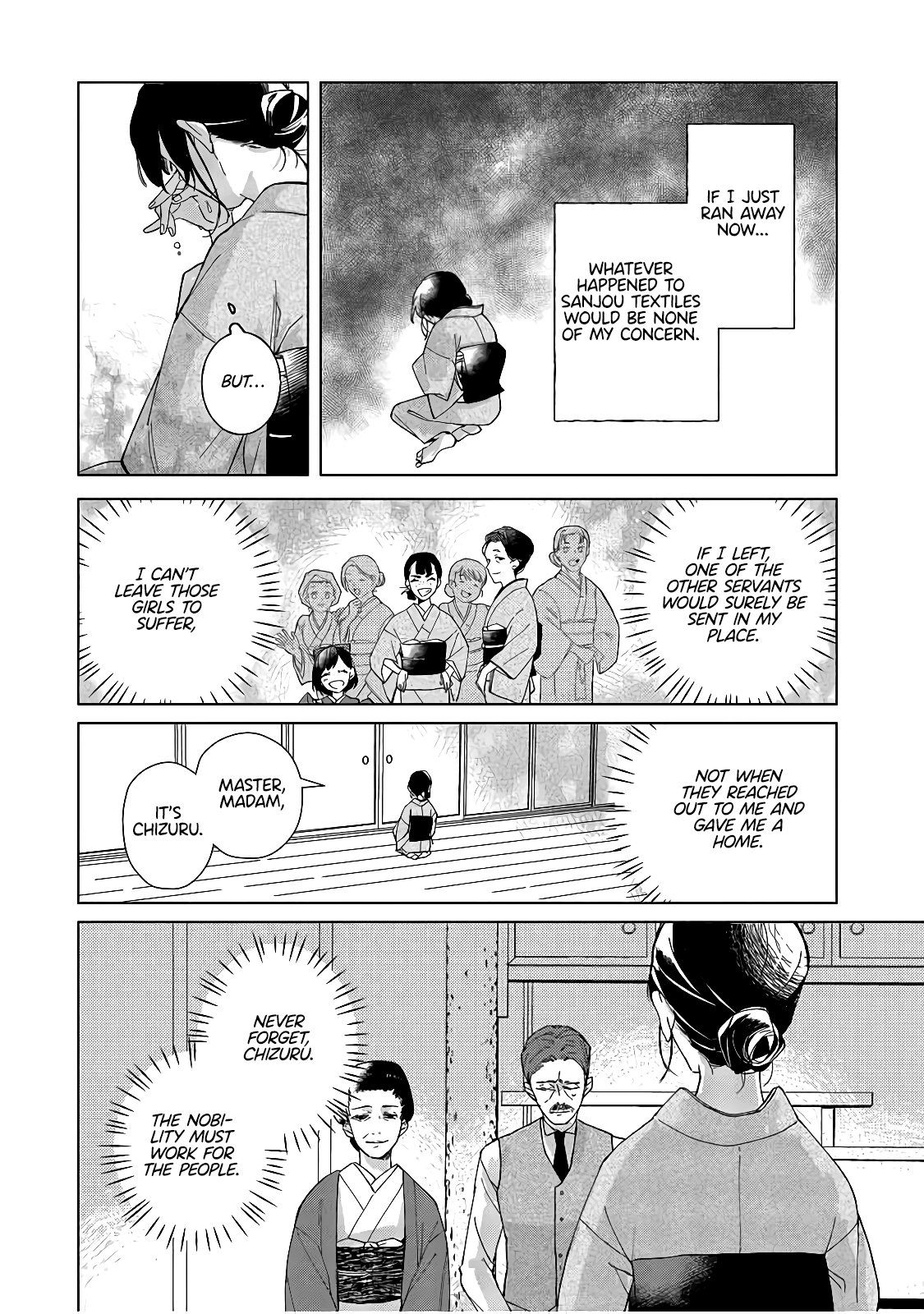 Shinigami no hatsukoi ~Botsuraku Kazoku no Reijou wa Ai wo Shiranai Shinigami ni Totsugu chapter 1 - page 41