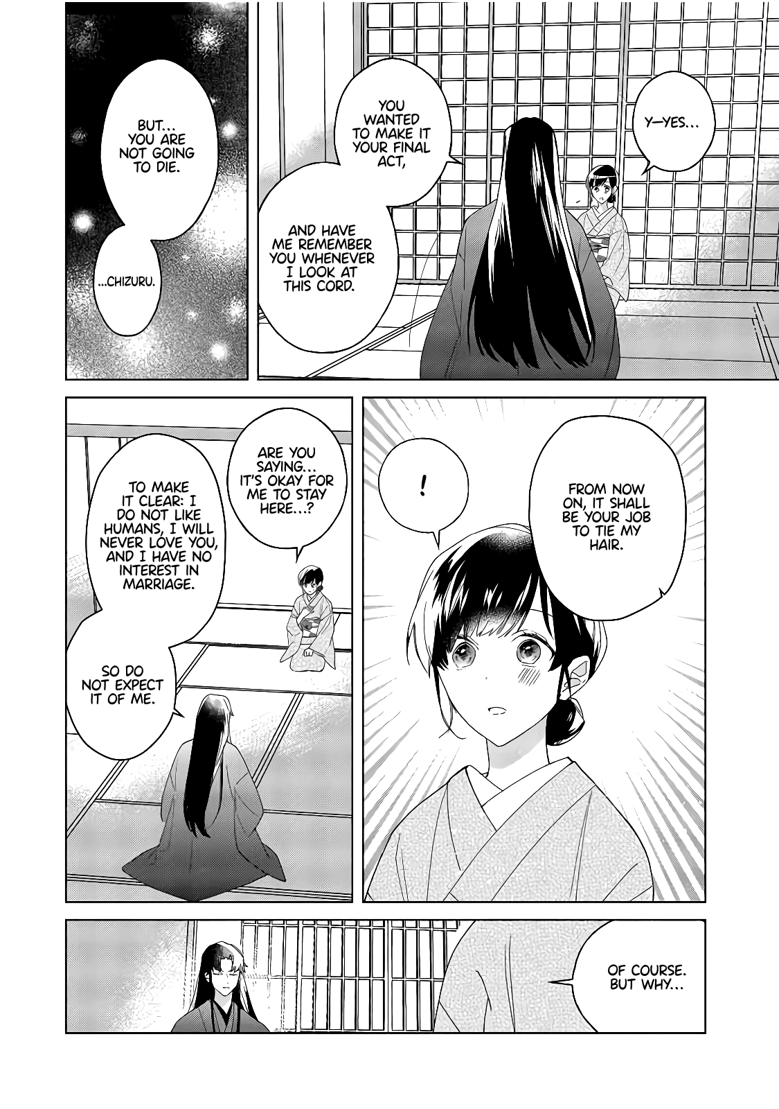 Shinigami no hatsukoi ~Botsuraku Kazoku no Reijou wa Ai wo Shiranai Shinigami ni Totsugu chapter 3 - page 21