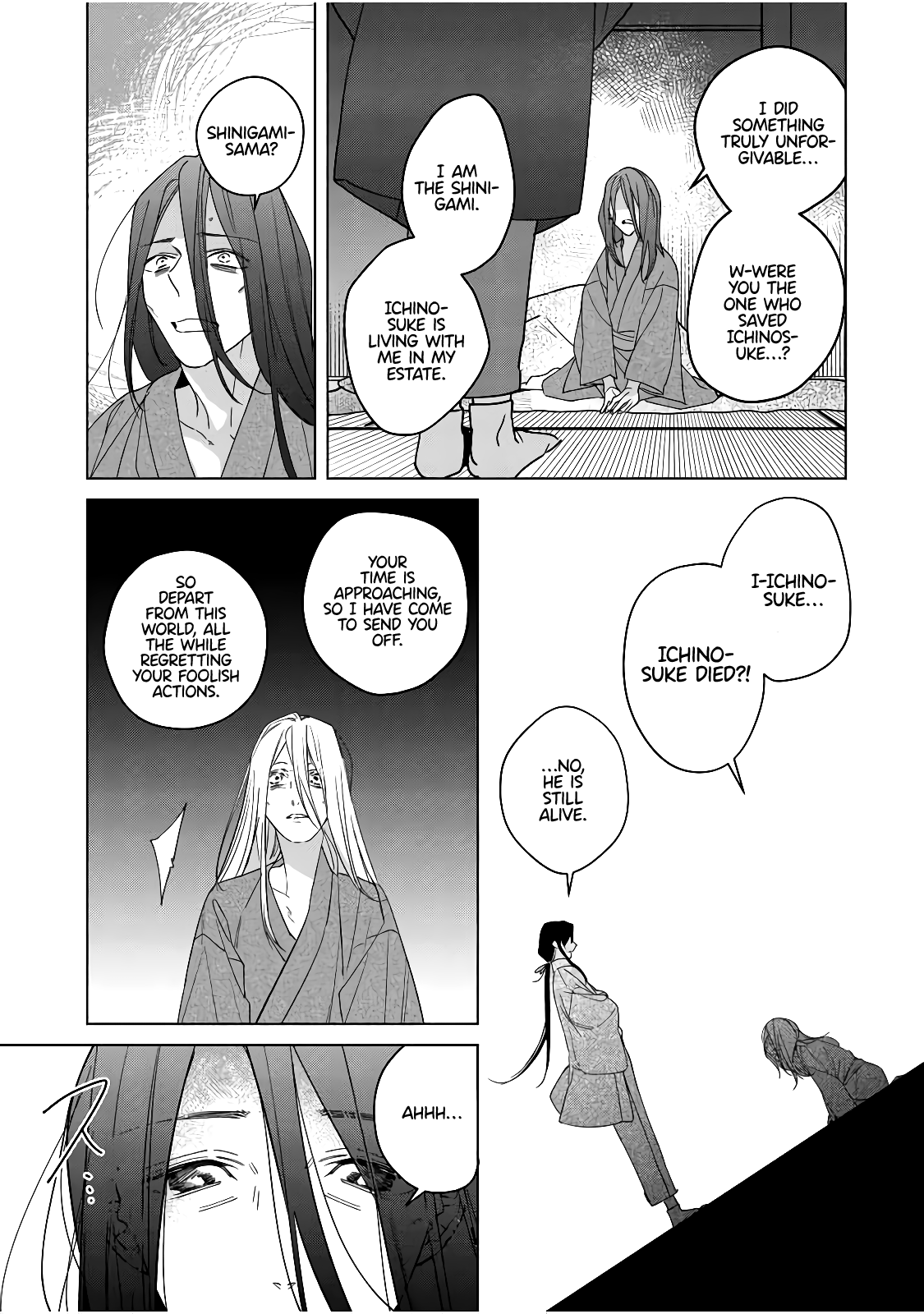 Shinigami no hatsukoi ~Botsuraku Kazoku no Reijou wa Ai wo Shiranai Shinigami ni Totsugu chapter 6 - page 12