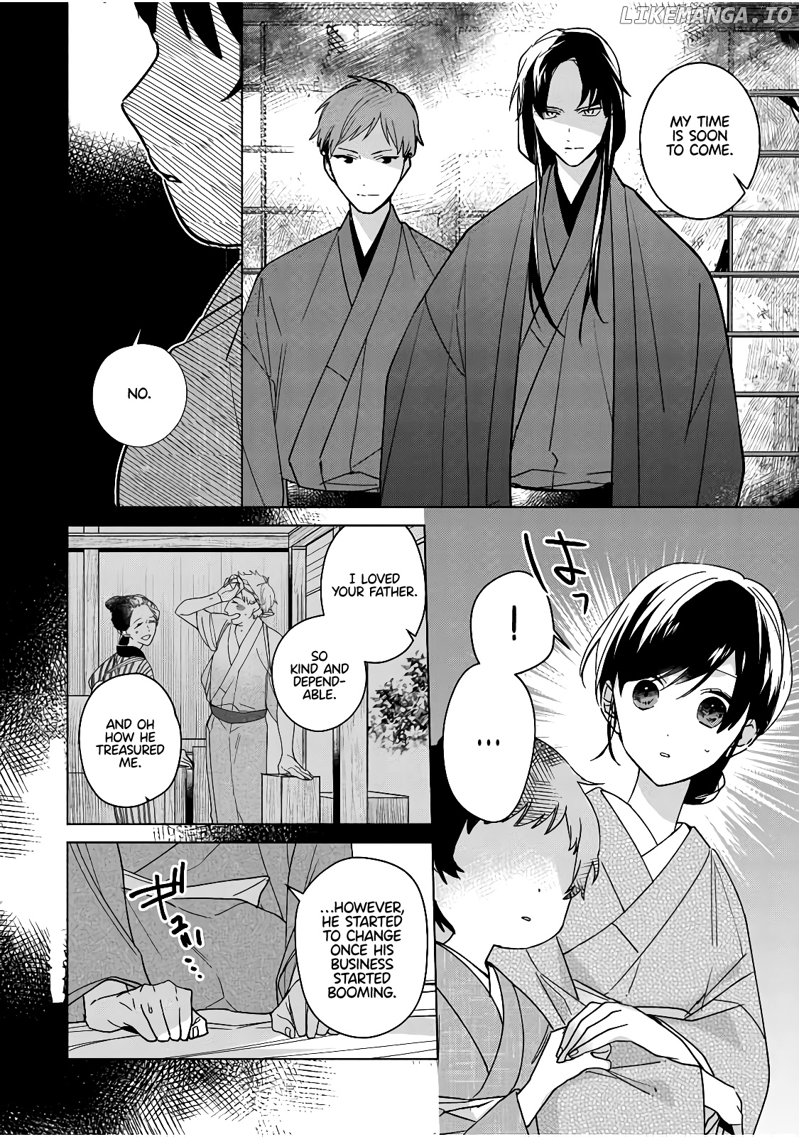 Shinigami no hatsukoi ~Botsuraku Kazoku no Reijou wa Ai wo Shiranai Shinigami ni Totsugu chapter 6 - page 9