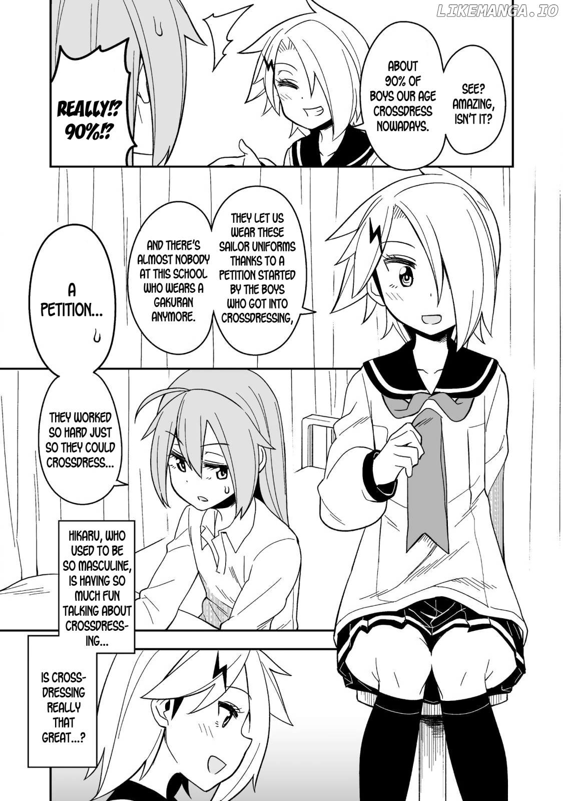 Crossdressing Pandemic chapter 1 - page 12