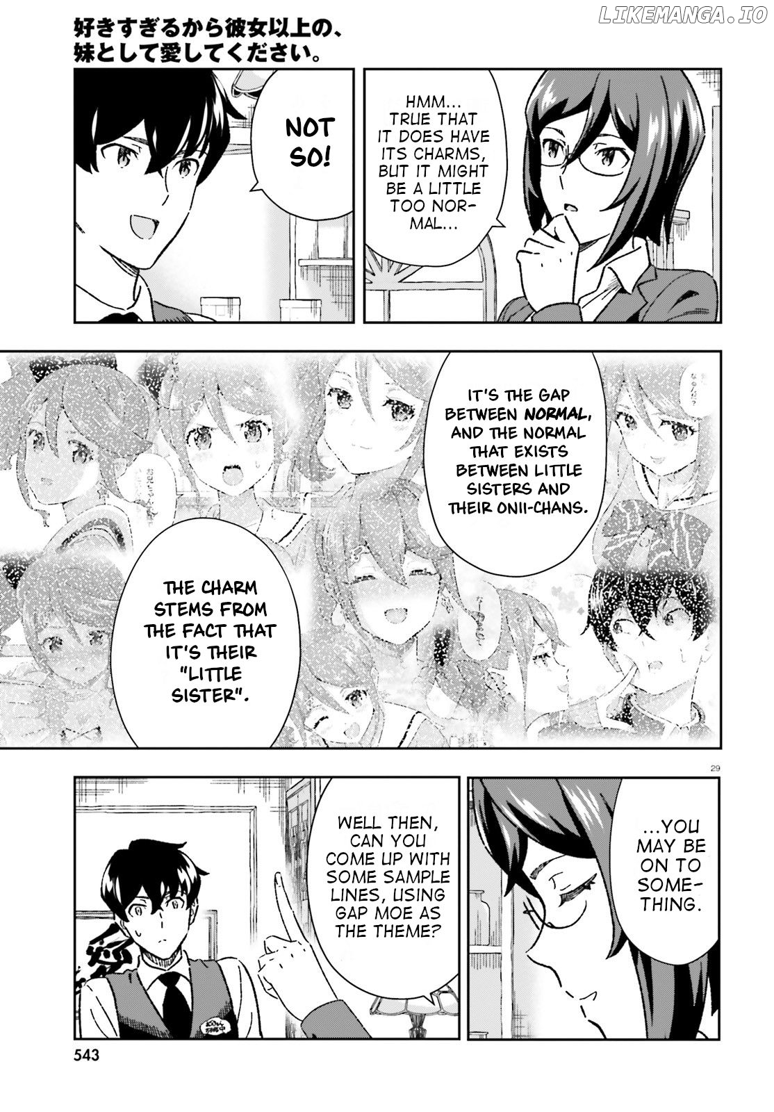 Suki Sugiru Kara Kanojo Ijou no, Imouto Toshite Aishite Kudasai chapter 9 - page 29