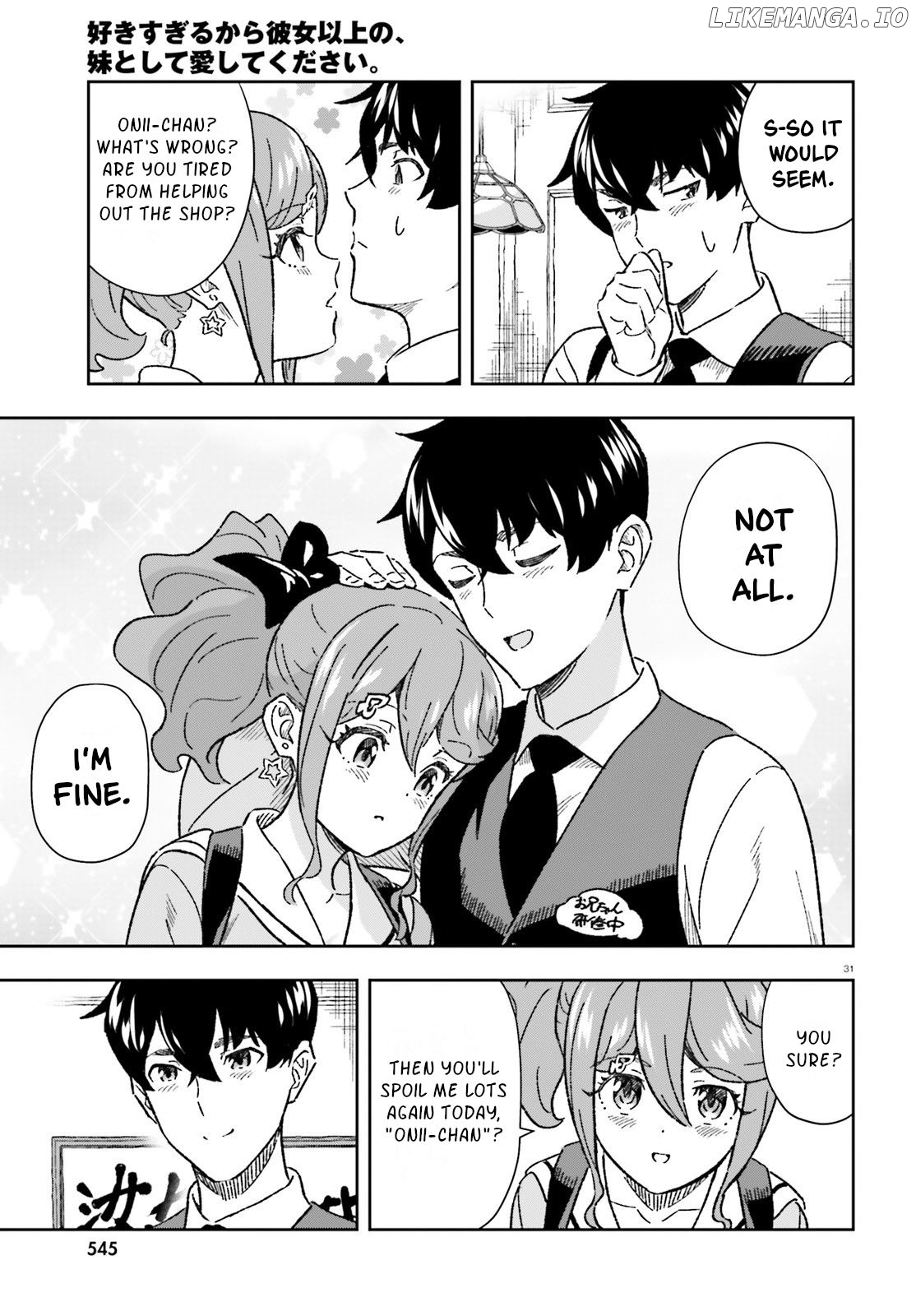 Suki Sugiru Kara Kanojo Ijou no, Imouto Toshite Aishite Kudasai chapter 9 - page 31