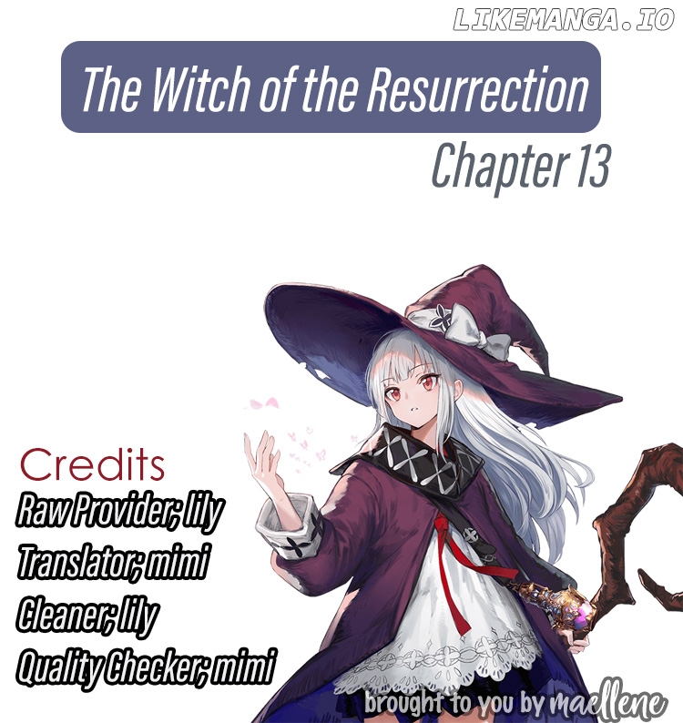 The Witch of Resurrection : Extras chapter 13 - page 4