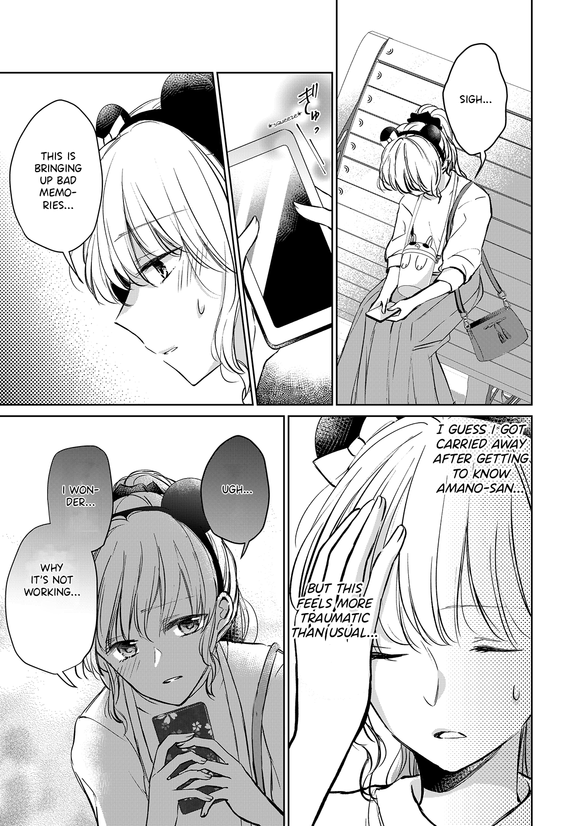 Sabishi Sugiru Onna Shachou Ga Lesbian Fuuzokujou Ni Byou De Ochiru Hanashi chapter 9 - page 2