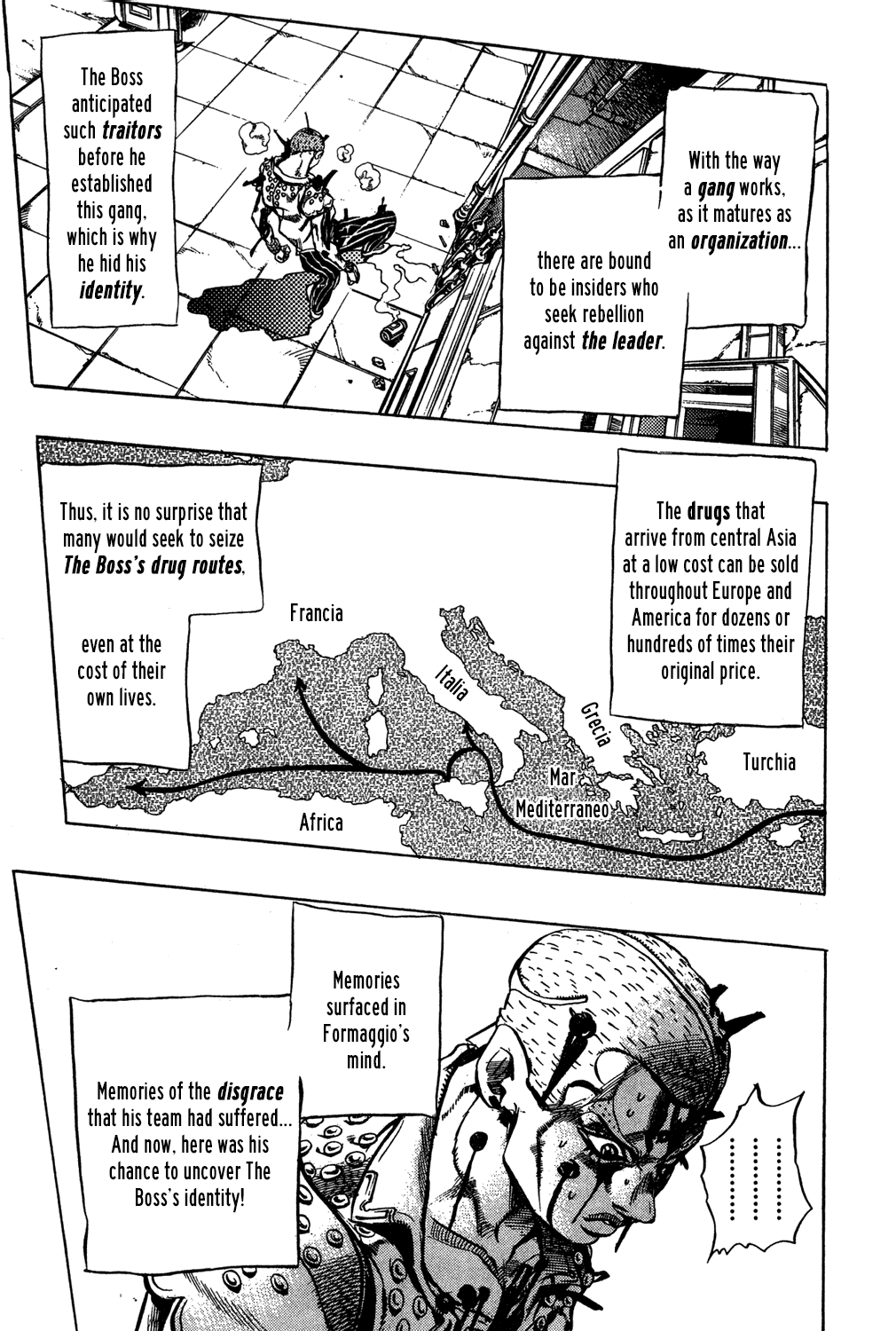 Jojo's Bizarre Adventure Part 5 - Vento Aureo chapter 36 - page 11