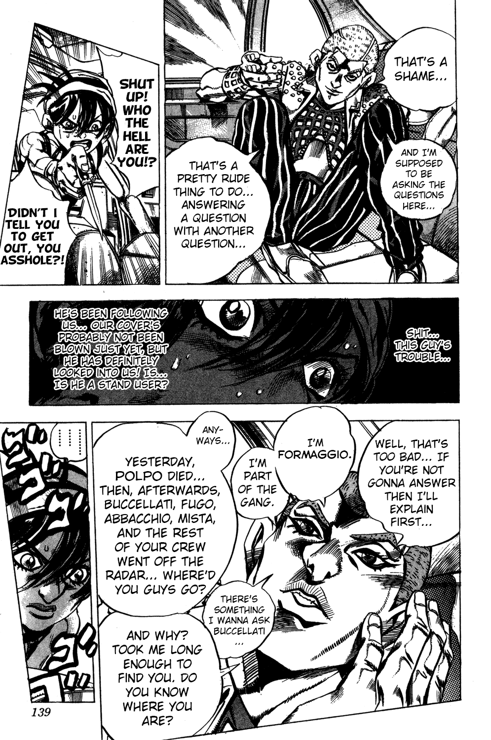 Jojo's Bizarre Adventure Part 5 - Vento Aureo chapter 31 - page 11