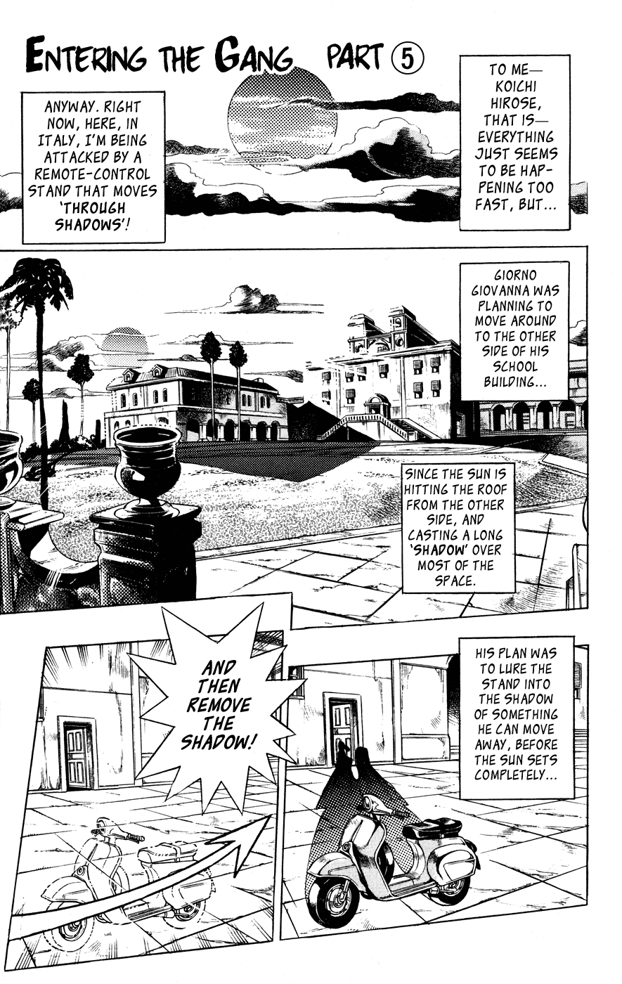 Jojo's Bizarre Adventure Part 5 - Vento Aureo chapter 15 - page 1