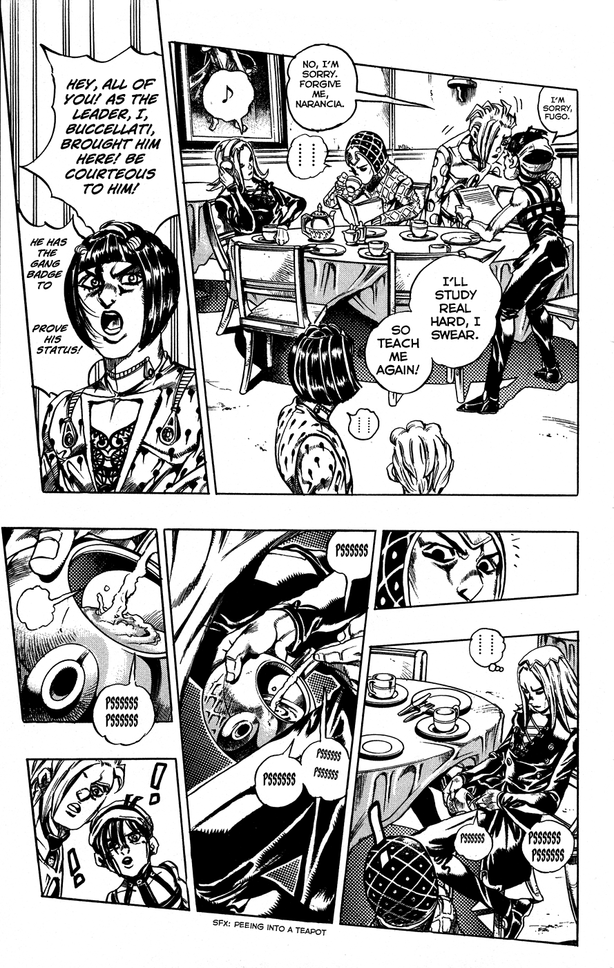 Jojo's Bizarre Adventure Part 5 - Vento Aureo chapter 17 - page 13