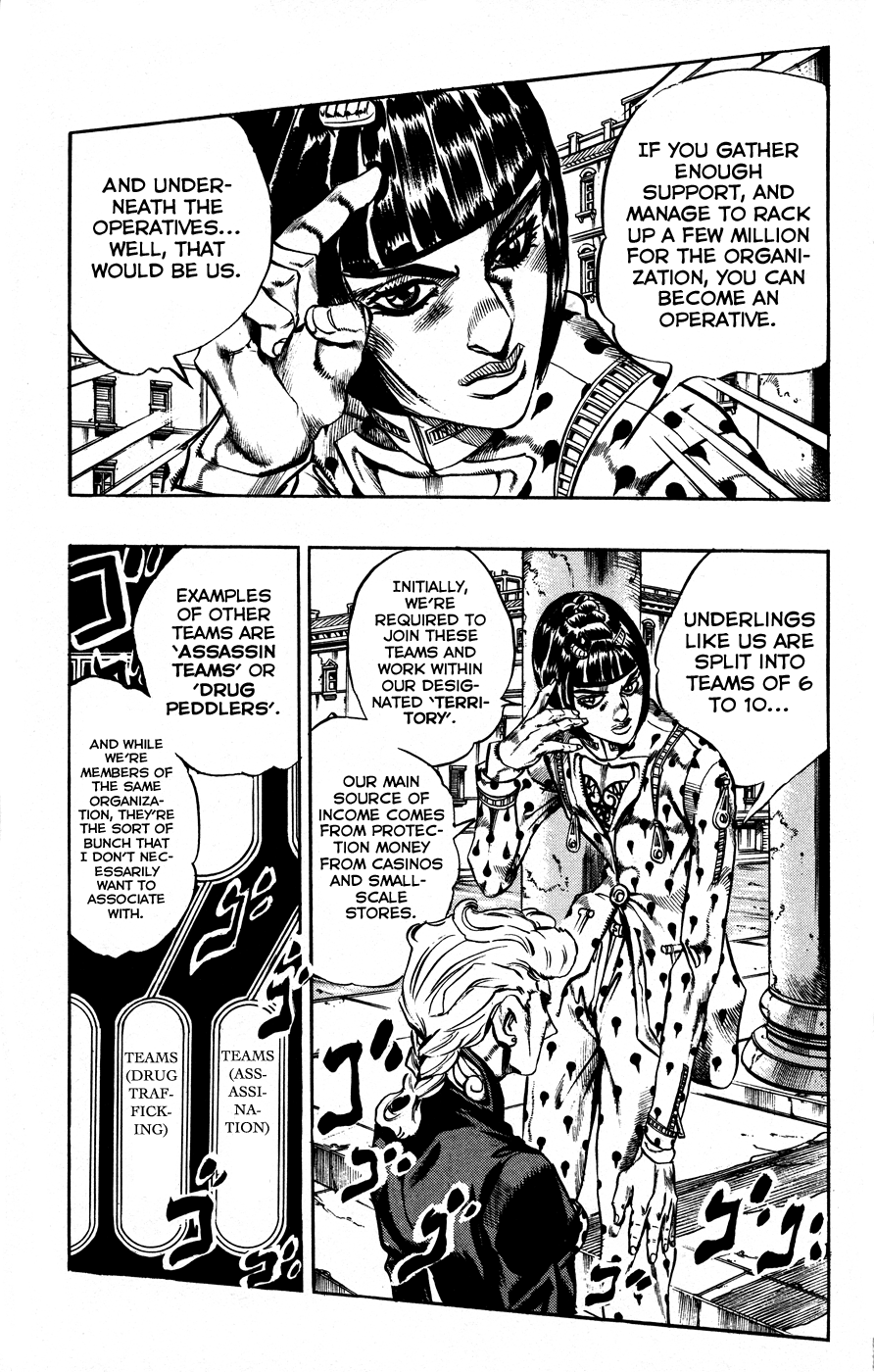 Jojo's Bizarre Adventure Part 5 - Vento Aureo chapter 17 - page 3