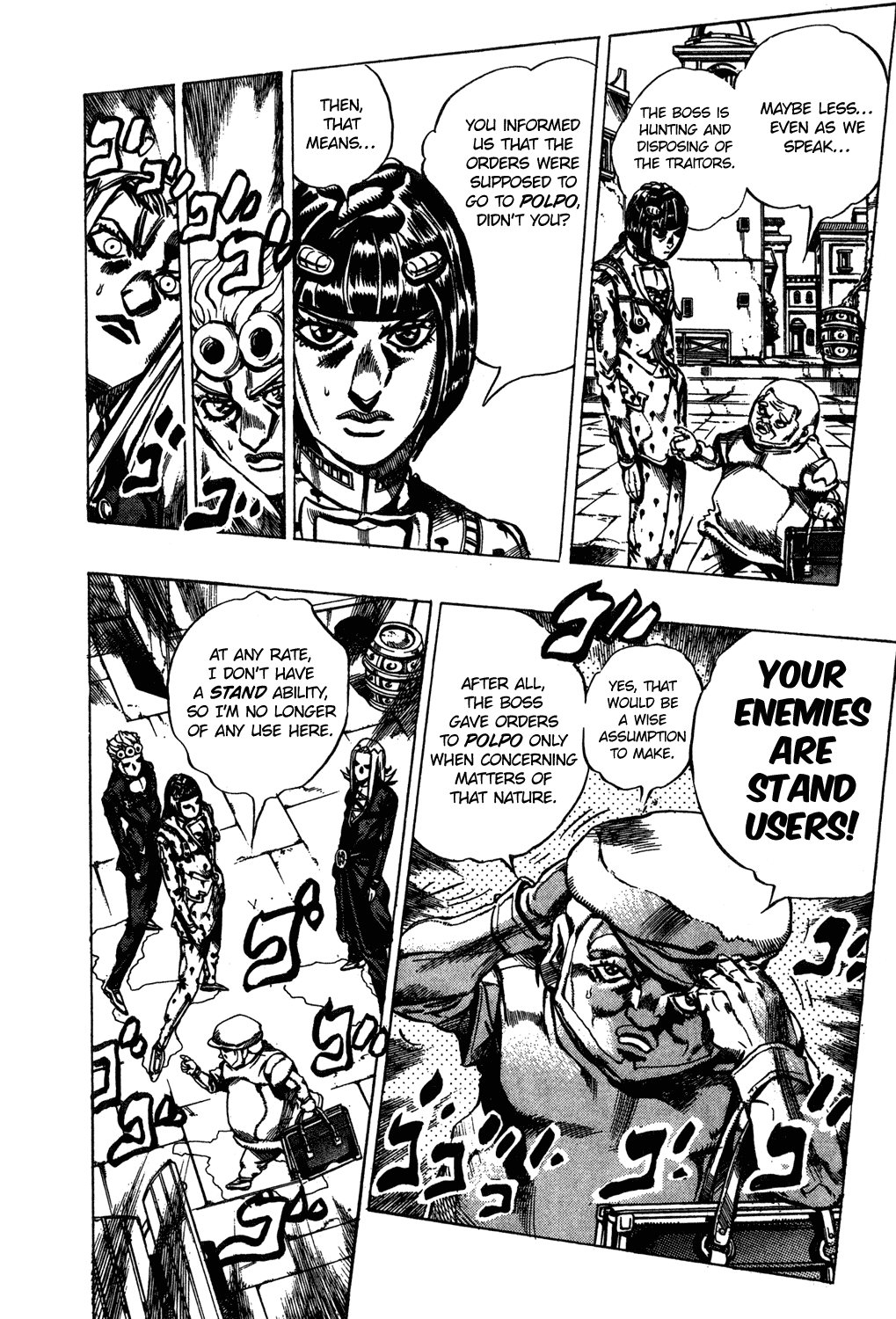 Jojo's Bizarre Adventure Part 5 - Vento Aureo chapter 30 - page 10