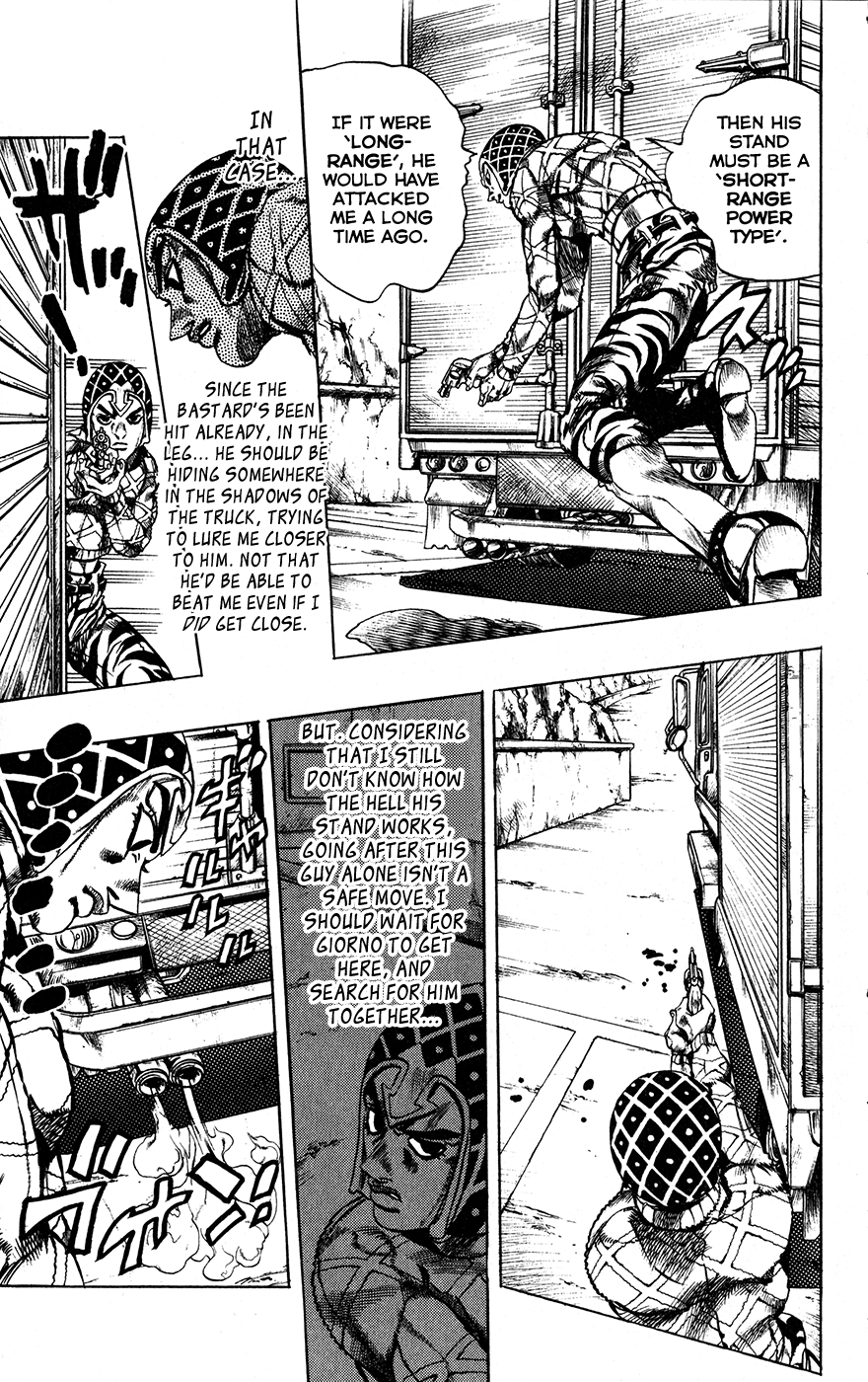 Jojo's Bizarre Adventure Part 5 - Vento Aureo chapter 25 - page 18