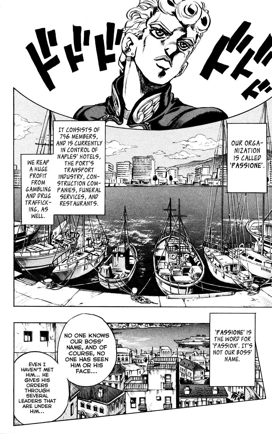 Jojo's Bizarre Adventure Part 5 - Vento Aureo chapter 9 - page 4