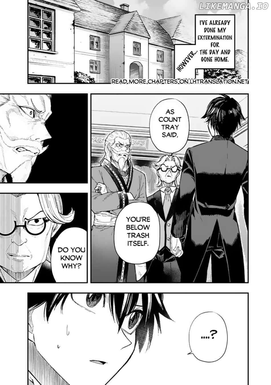 Gomi Ika da to Tsuihousareta Shounin, Jitsu wa Zensei Kensha desu Chapter 1 - page 5