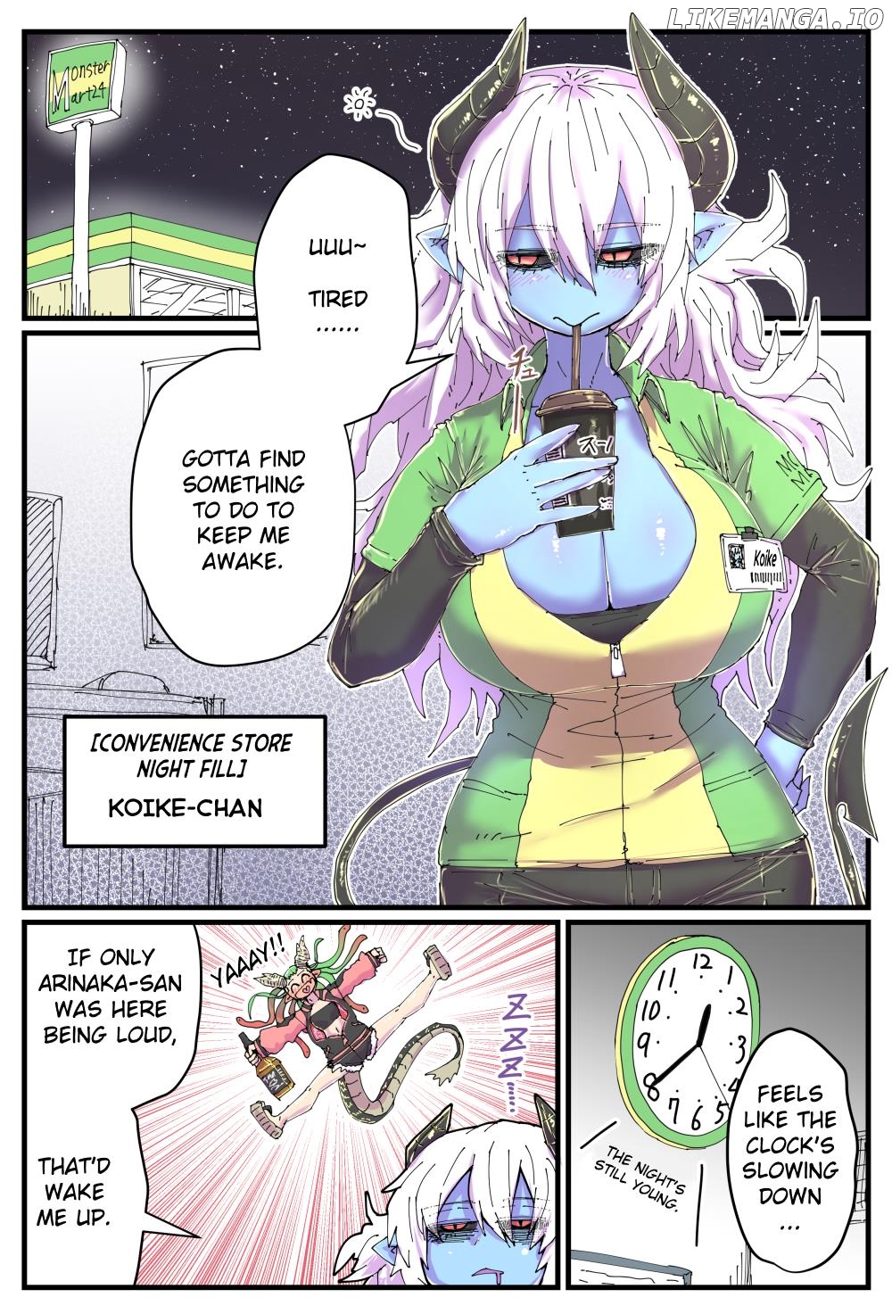 A Blue-Skinned Convenience Store Worker And Her Pals chapter 2 - page 1