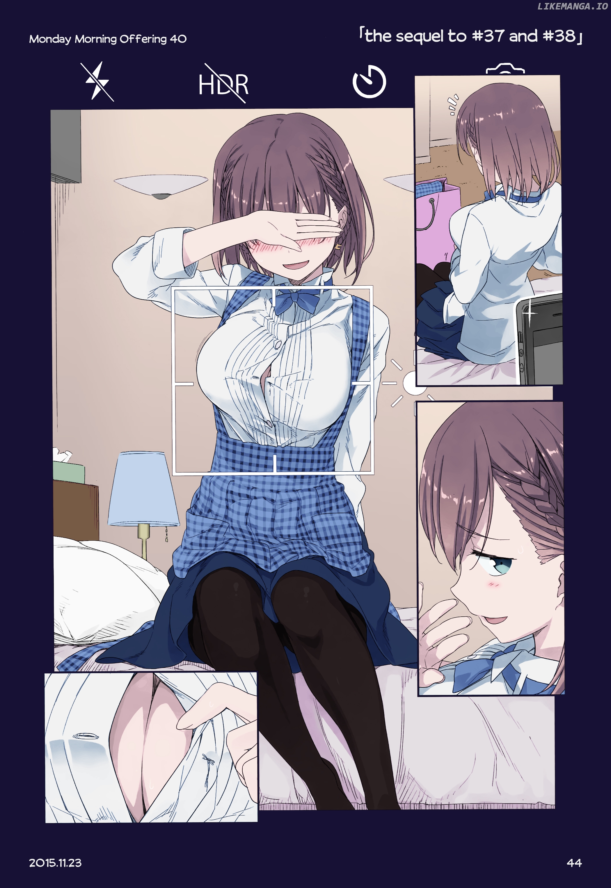 Getsuyoubi No Tawawa (Twitter Webcomic) (Fan Colored) chapter 1 - page 43