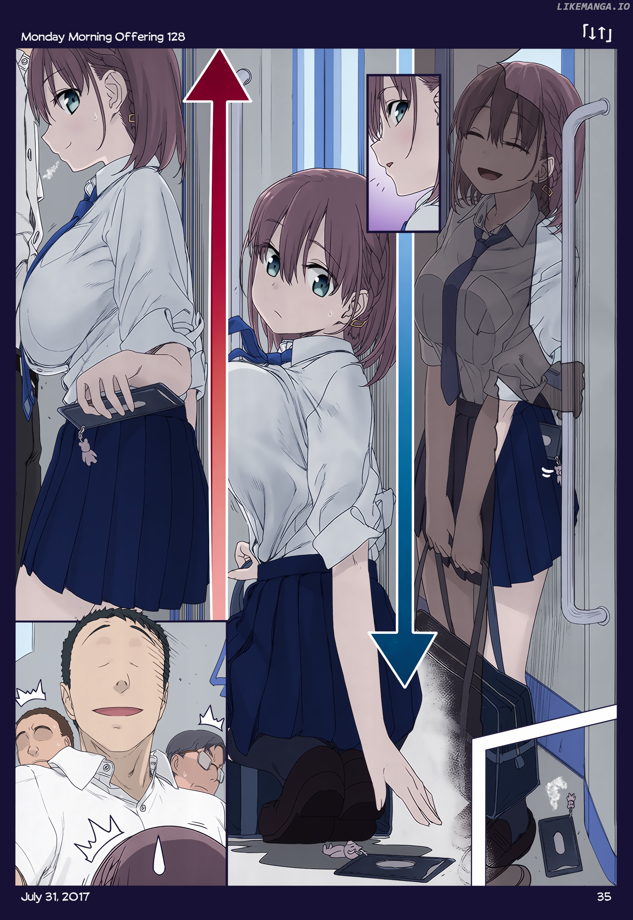 Getsuyoubi No Tawawa (Twitter Webcomic) (Fan Colored) chapter 11 - page 33