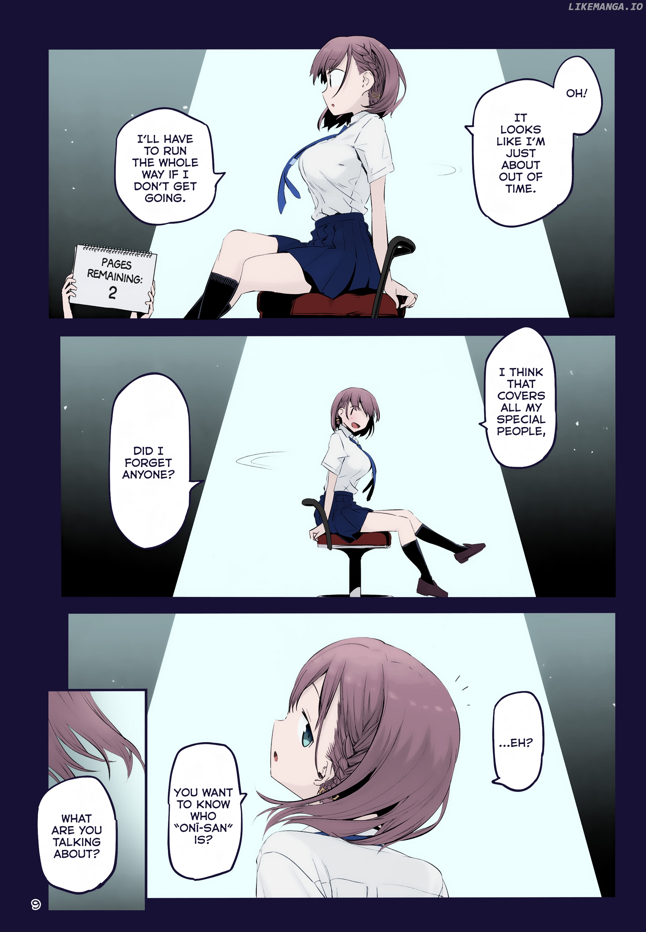 Getsuyoubi No Tawawa (Twitter Webcomic) (Fan Colored) chapter 20 - page 9