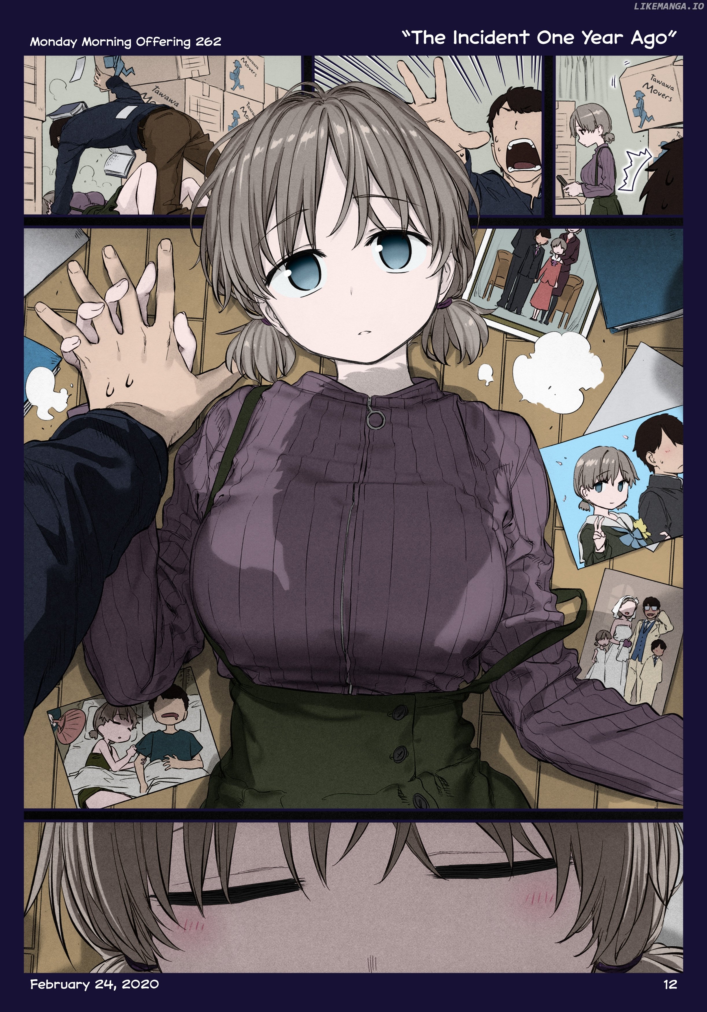 Getsuyoubi No Tawawa (Twitter Webcomic) (Fan Colored) chapter 36 - page 12