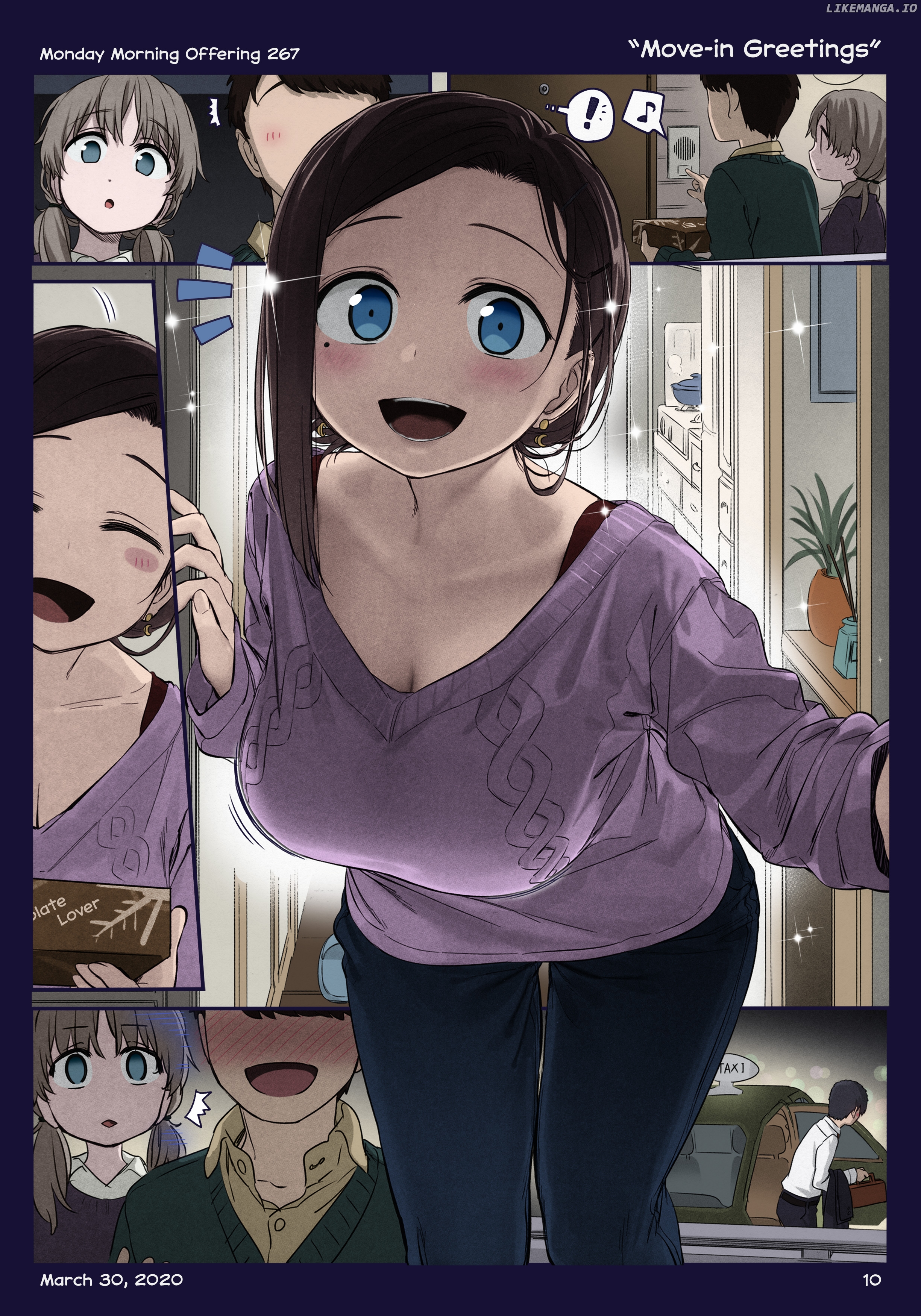 Getsuyoubi No Tawawa (Twitter Webcomic) (Fan Colored) chapter 36 - page 17