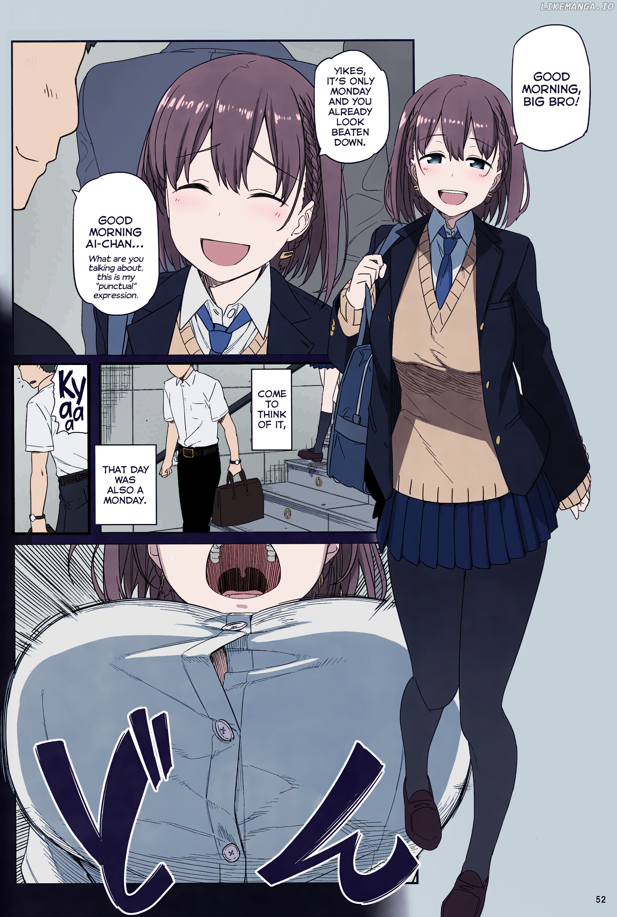 Getsuyoubi No Tawawa (Twitter Webcomic) (Fan Colored) chapter 2 - page 2